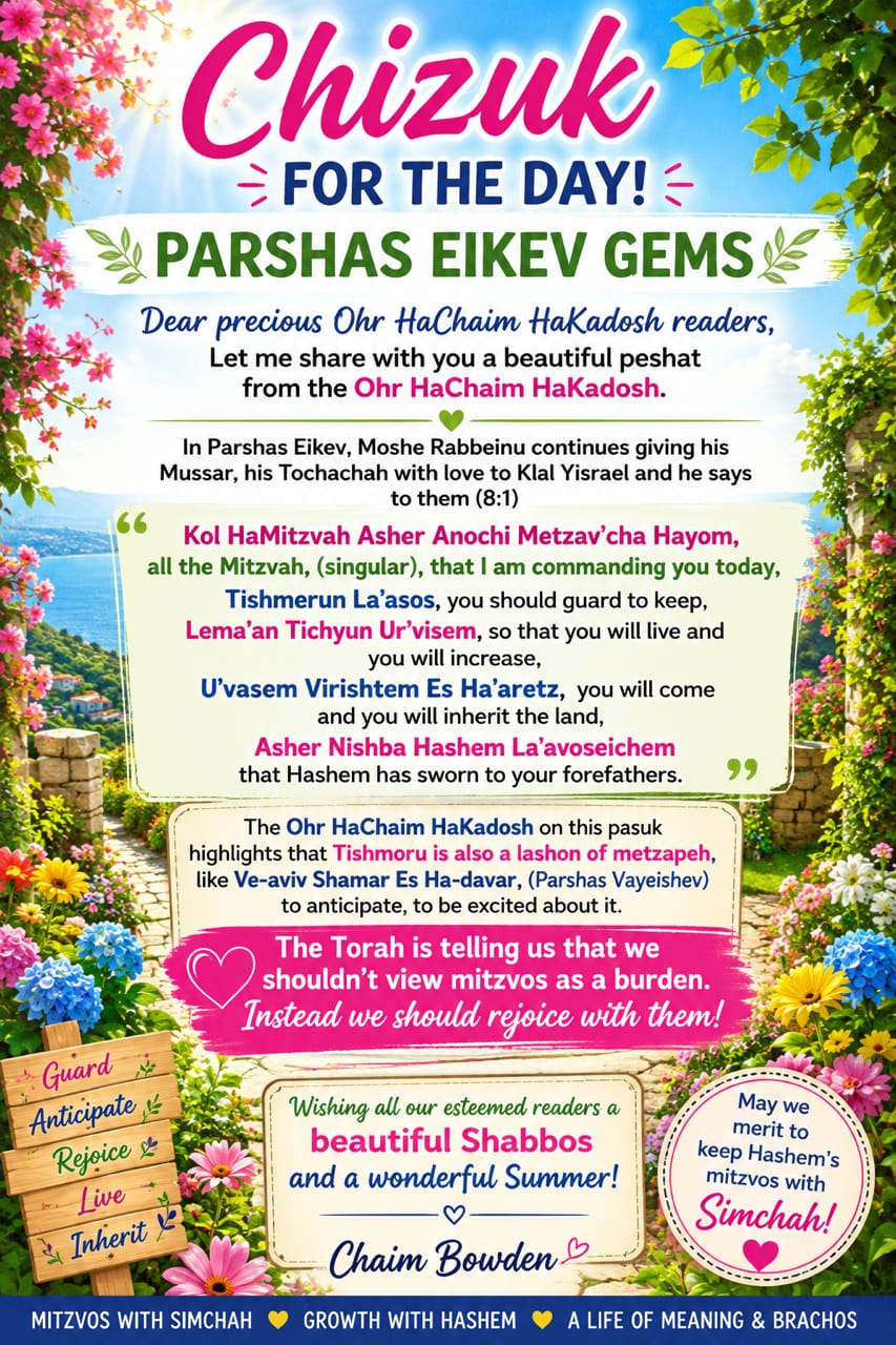 Ohr HaChaim HaKadosh Gems - Rabbi Chaim Bowden