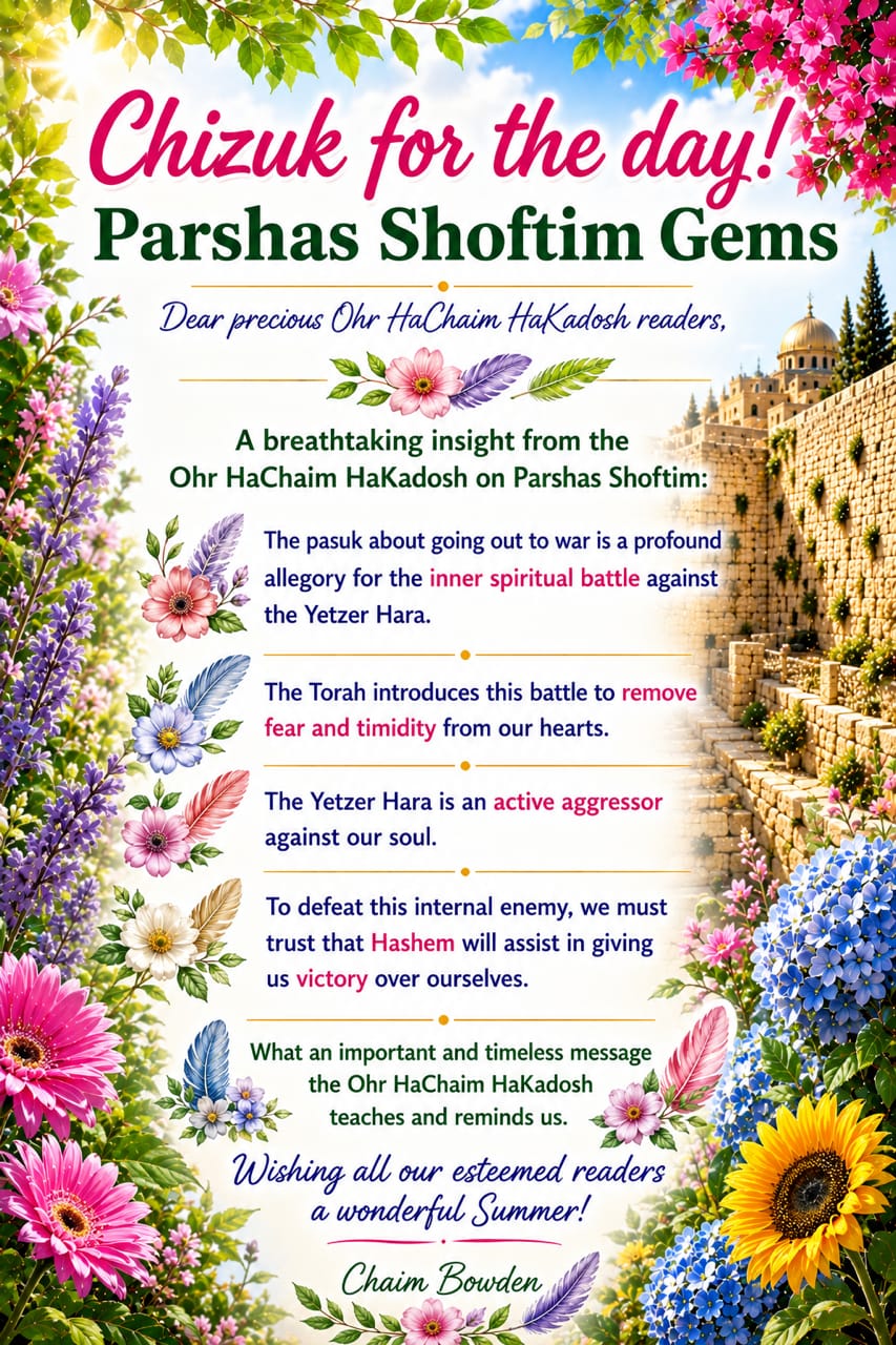 Ohr HaChaim HaKadosh Gems - Rabbi Chaim Bowden