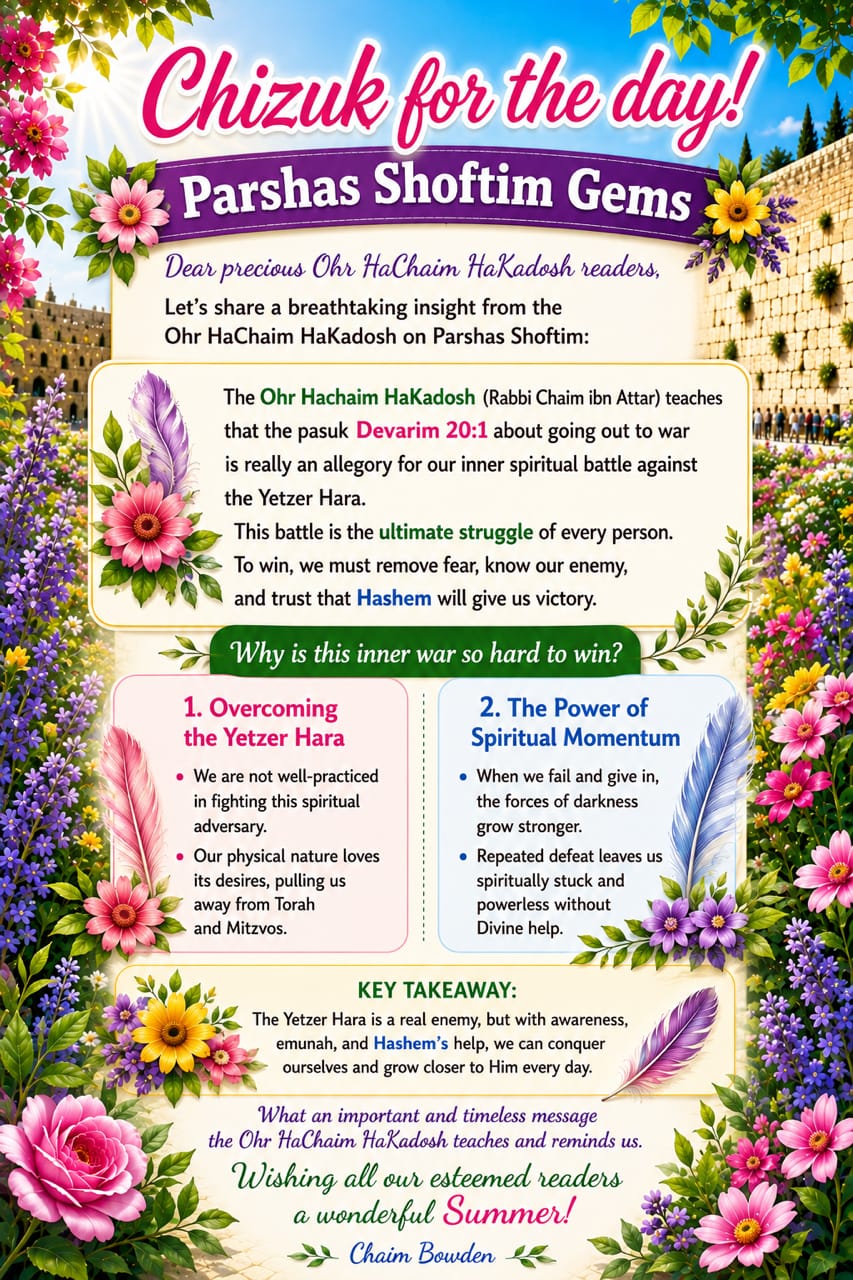 Ohr HaChaim HaKadosh Gems - Rabbi Chaim Bowden