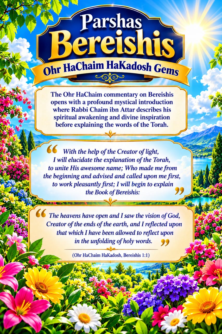 Ohr HaChaim HaKadosh Gems - Rabbi Chaim Bowden
