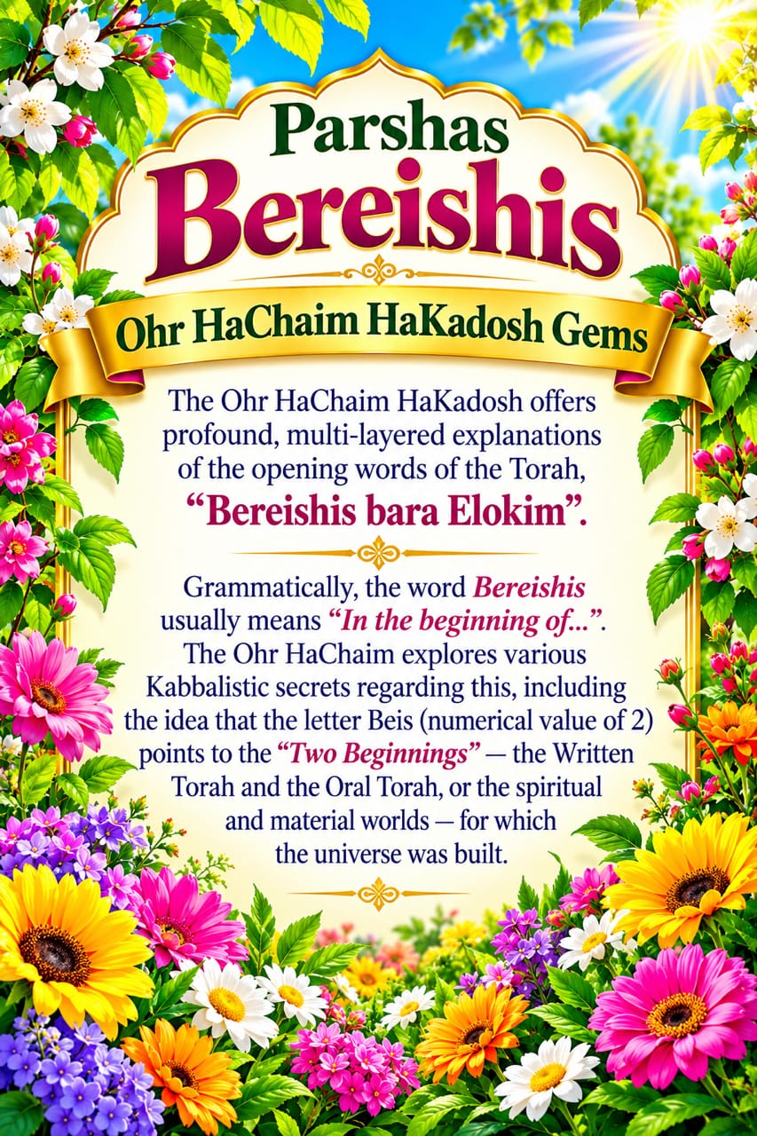 Ohr HaChaim HaKadosh Gems - Rabbi Chaim Bowden