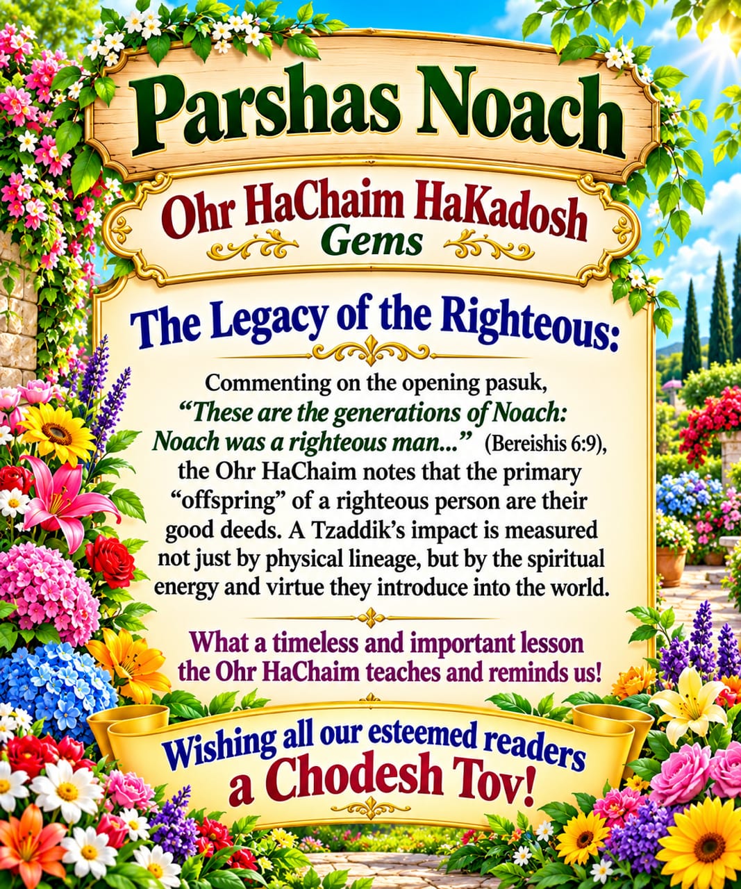 Ohr HaChaim HaKadosh Gems - Rabbi Chaim Bowden