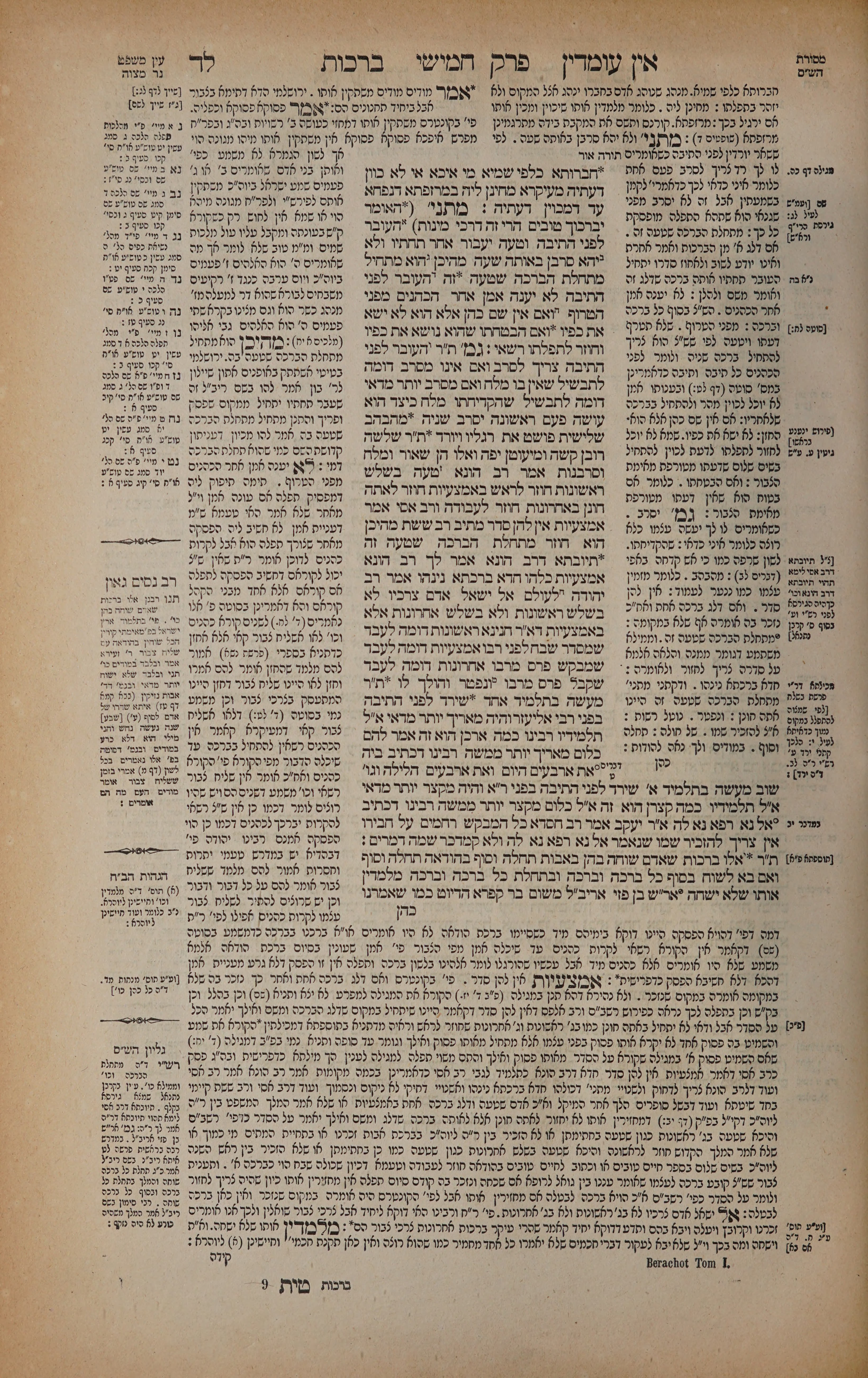 Berachos 34 — amud alef
