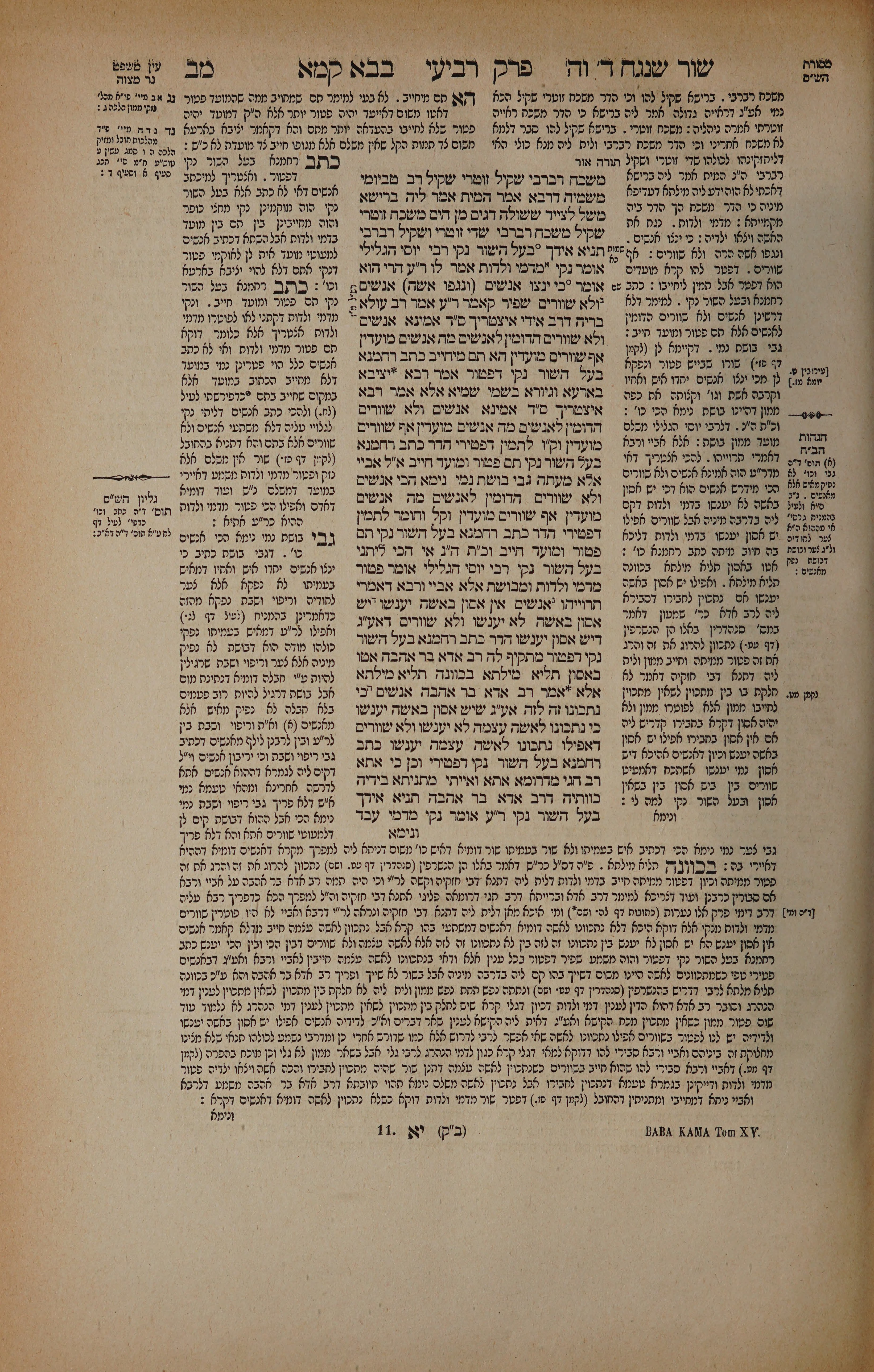Bava Kamma 42 — amud alef