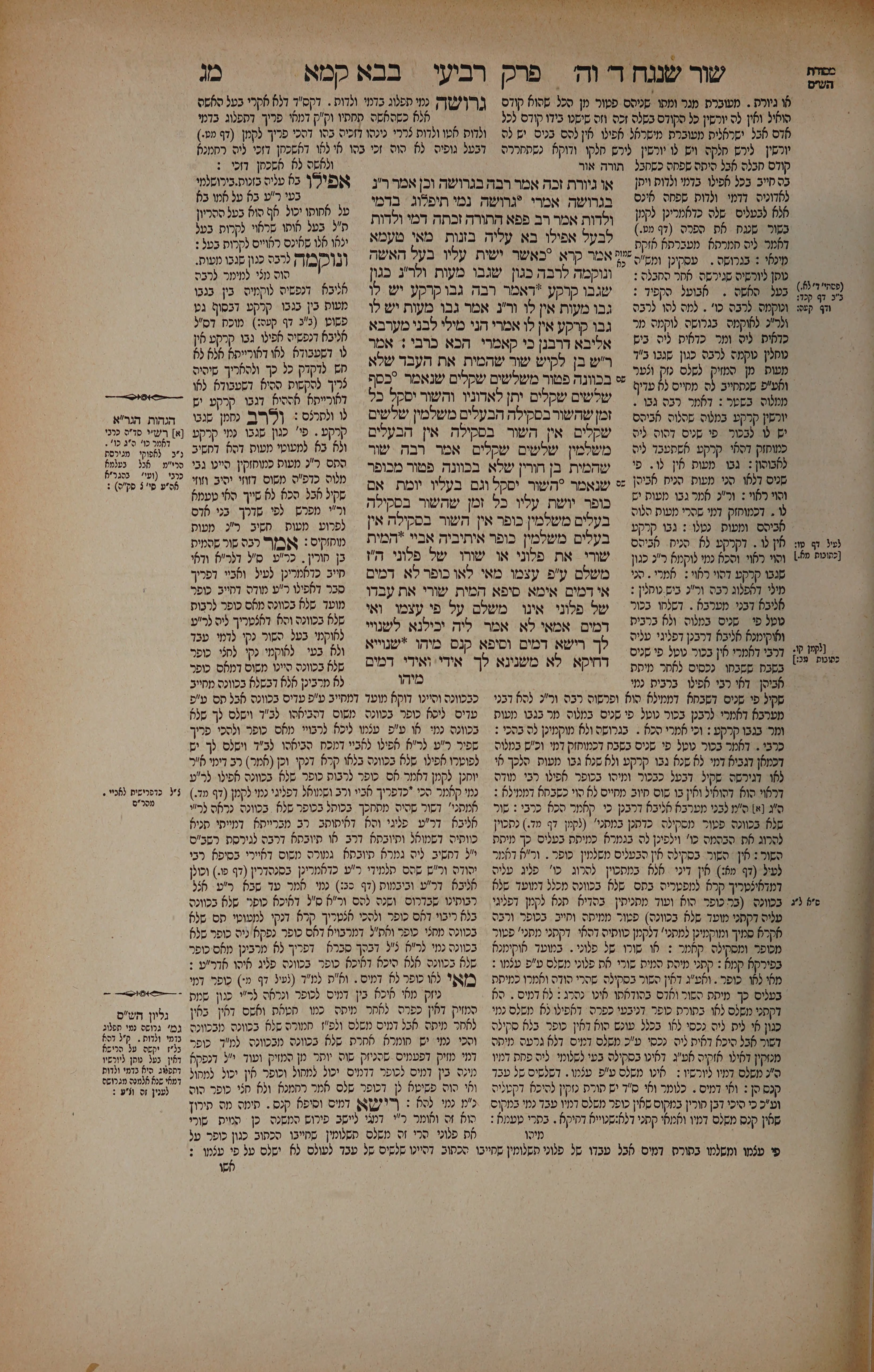 Bava Kamma 43 — amud alef
