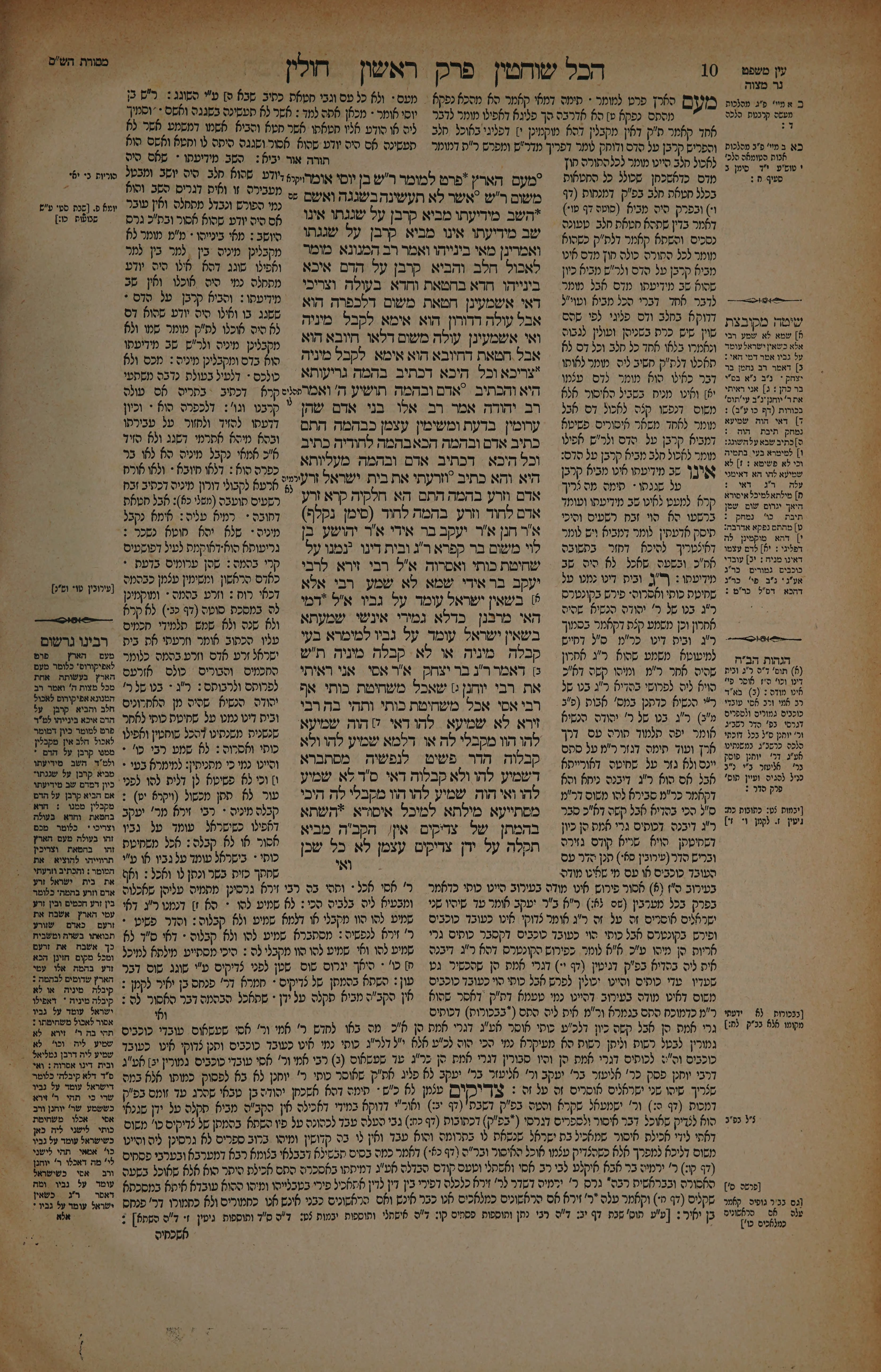 Chullin 5 — amud beis