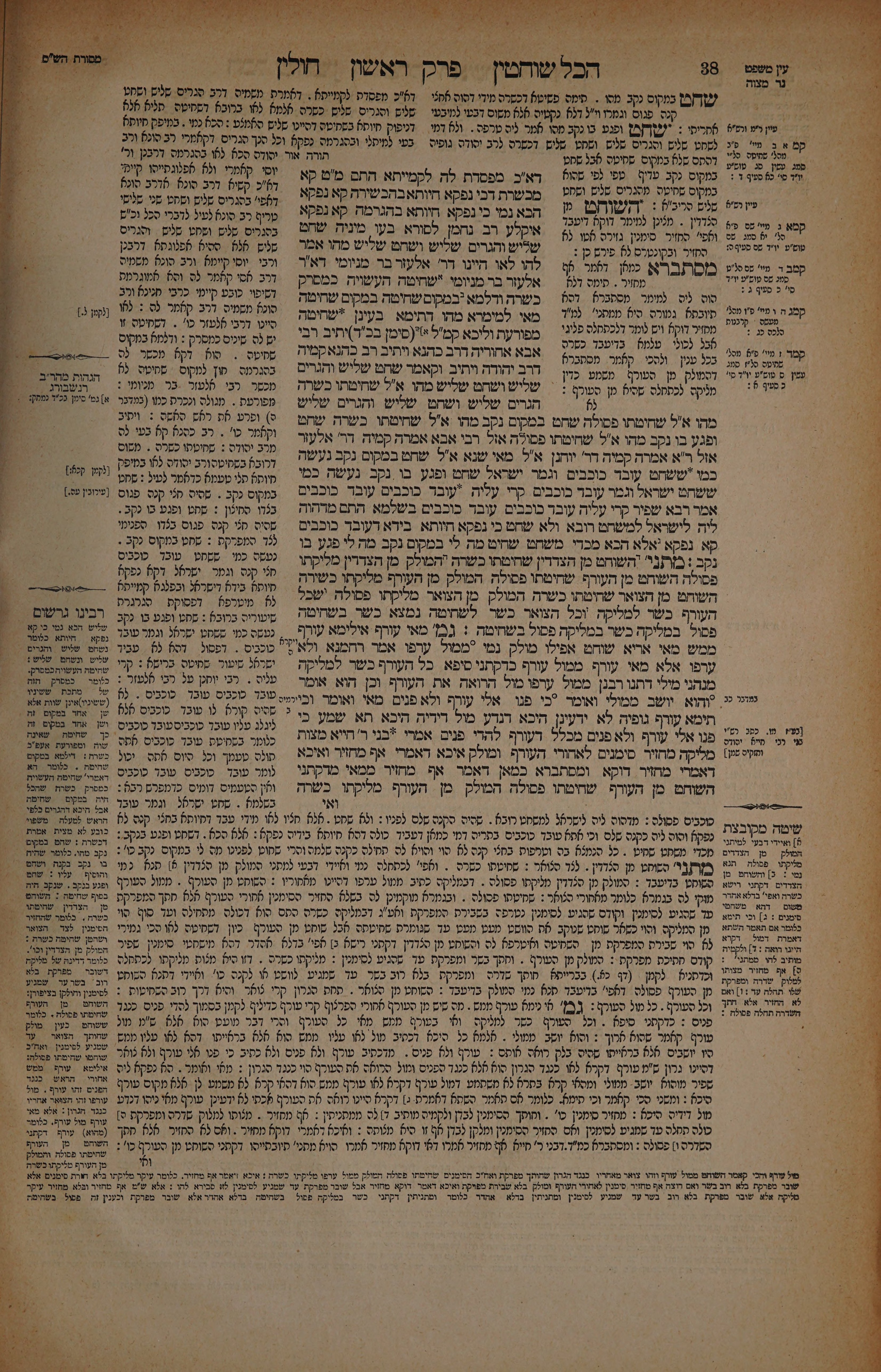 Chullin 19 — amud beis