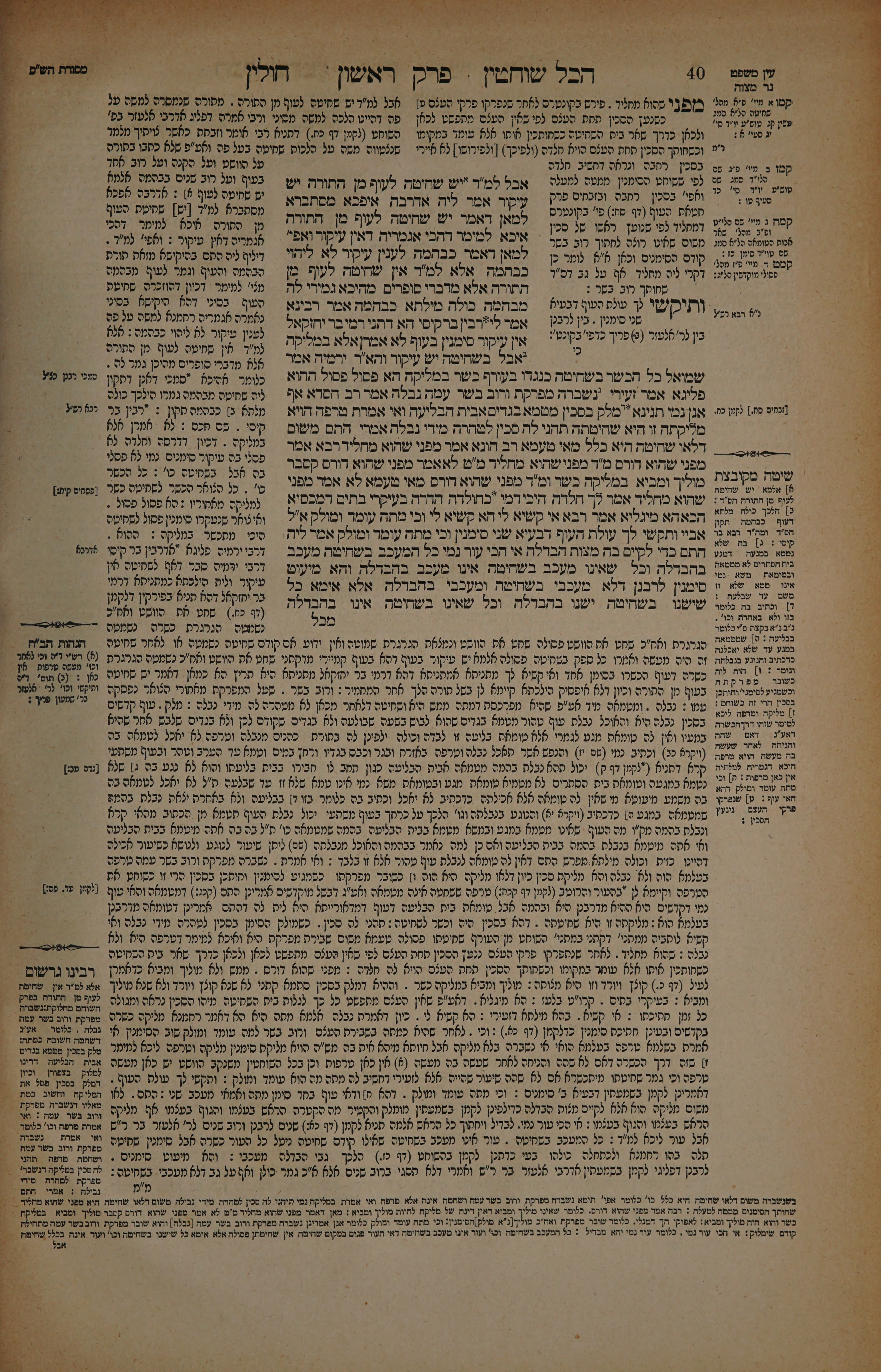 Chullin 20 — amud beis