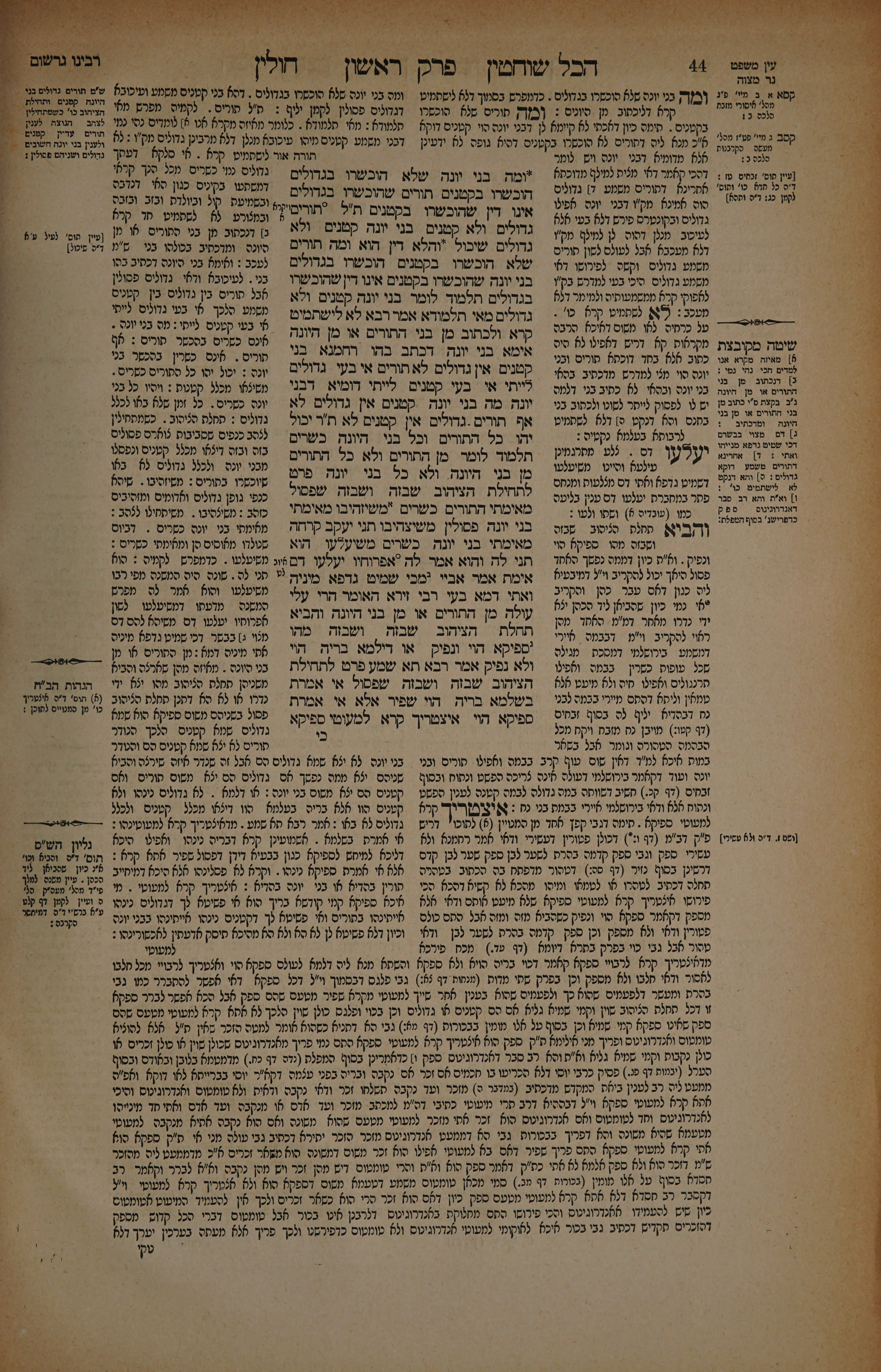Chullin 22 — amud beis
