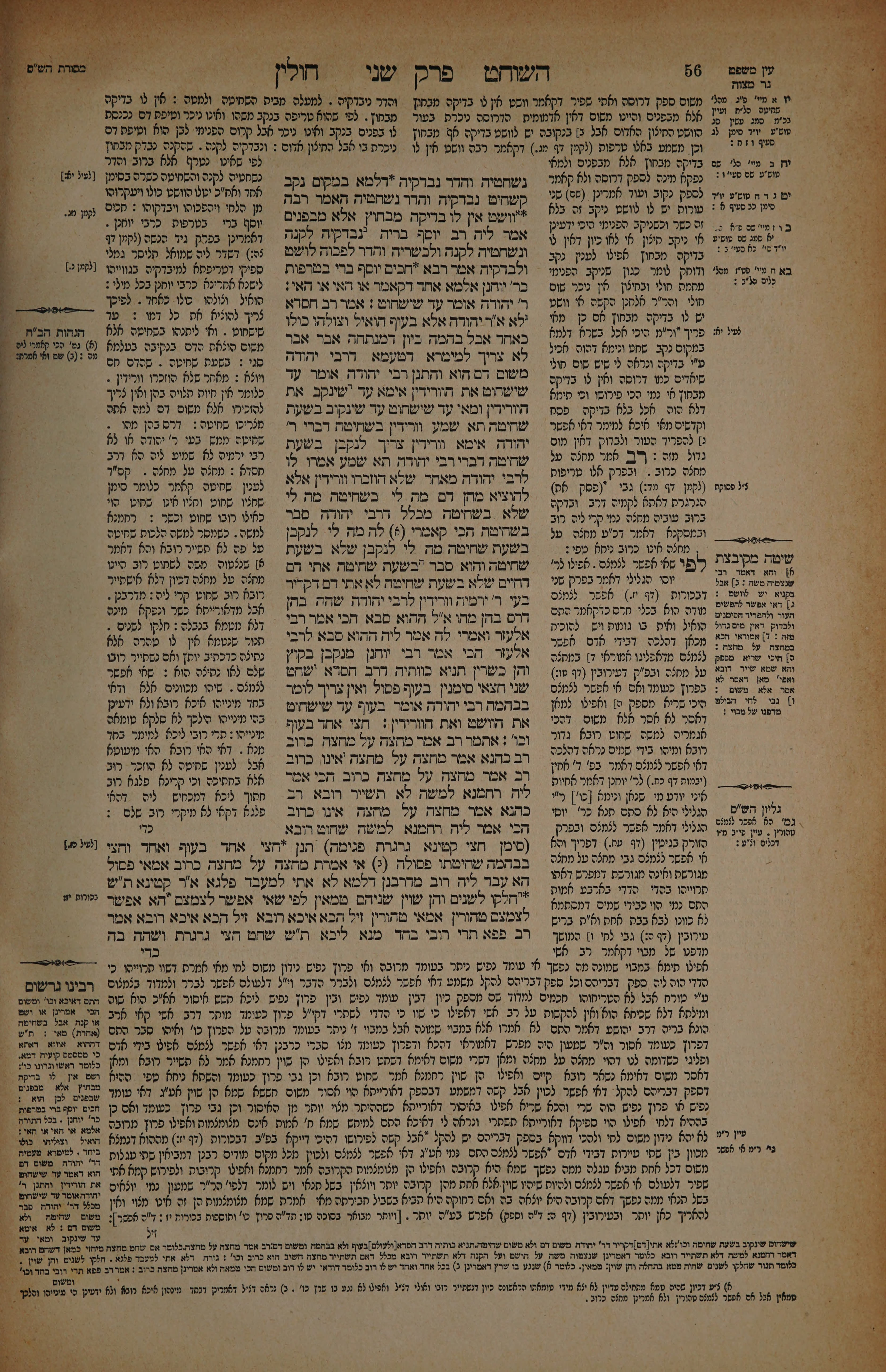 Chullin 28 — amud beis