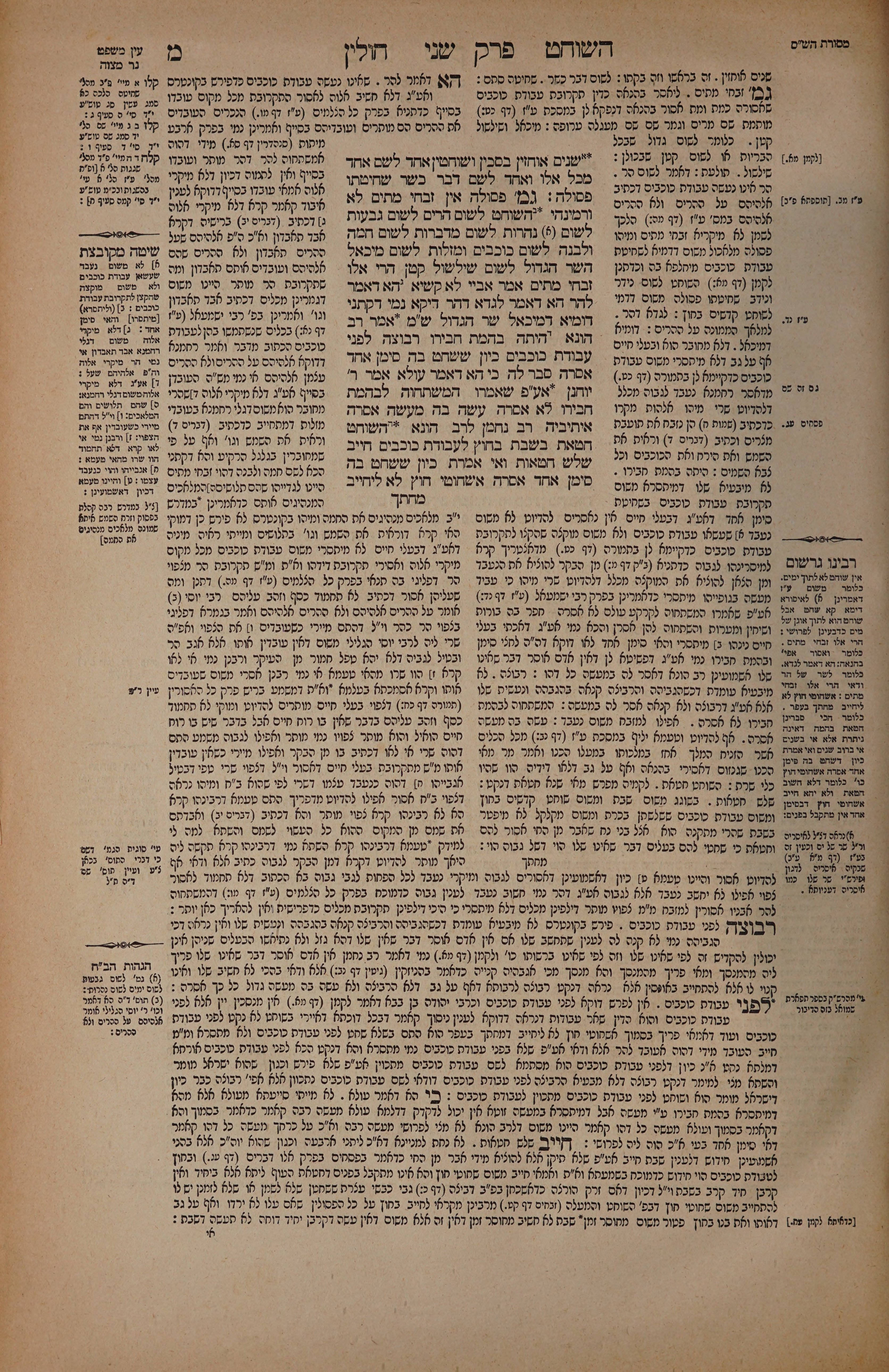 Chullin 40 — amud alef