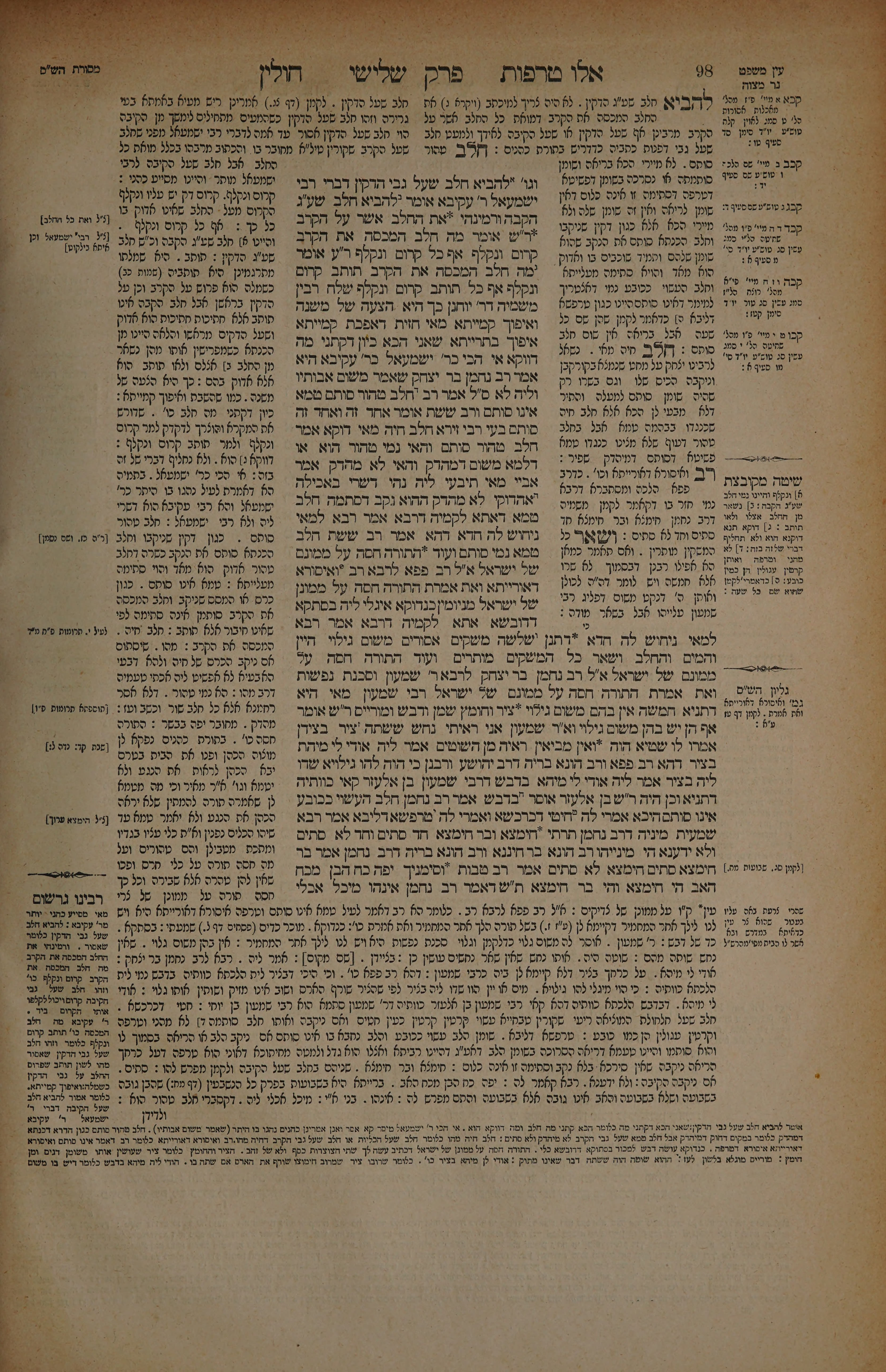 Chullin 49 — amud beis