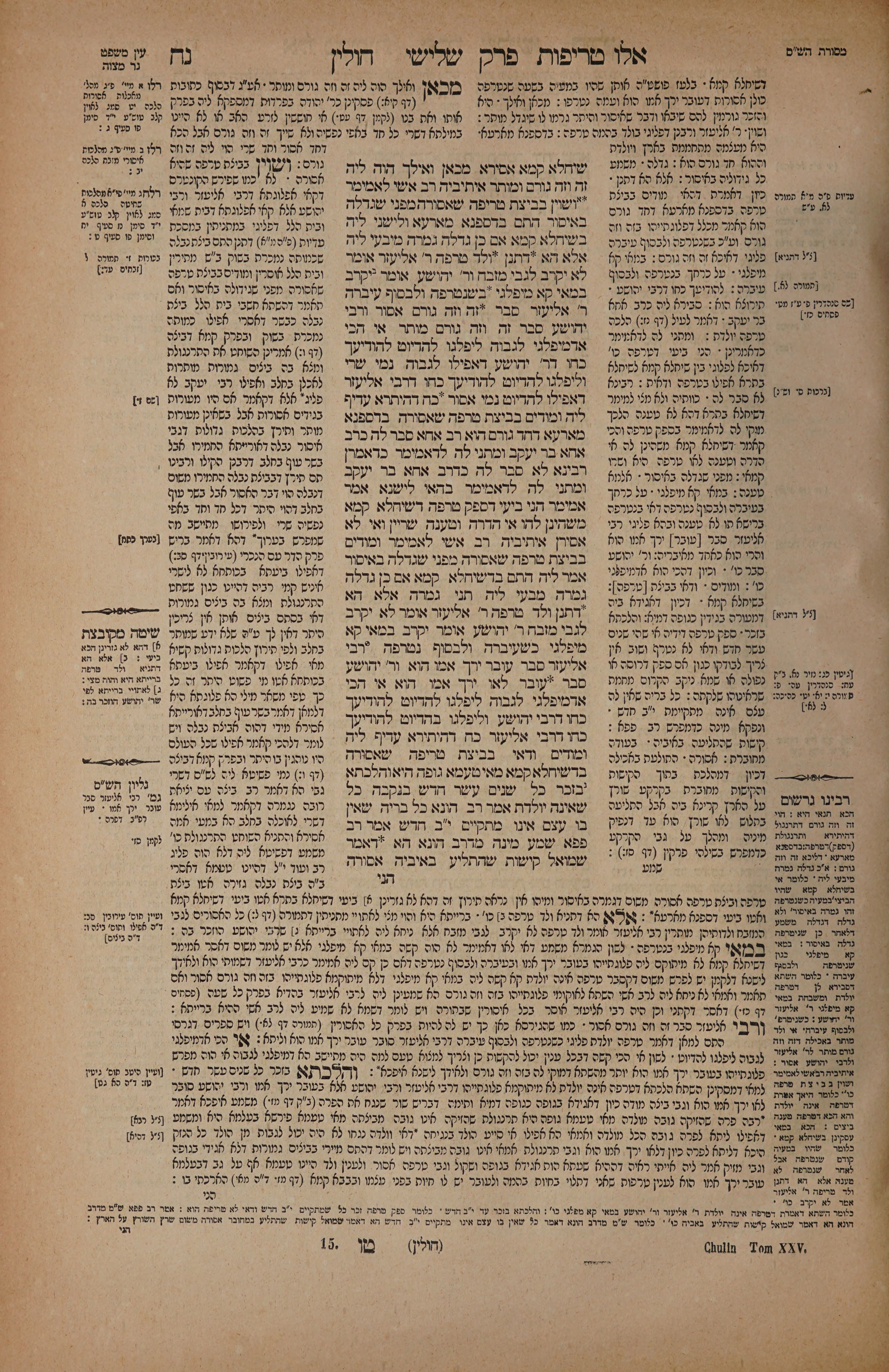 Chullin 58 — amud alef