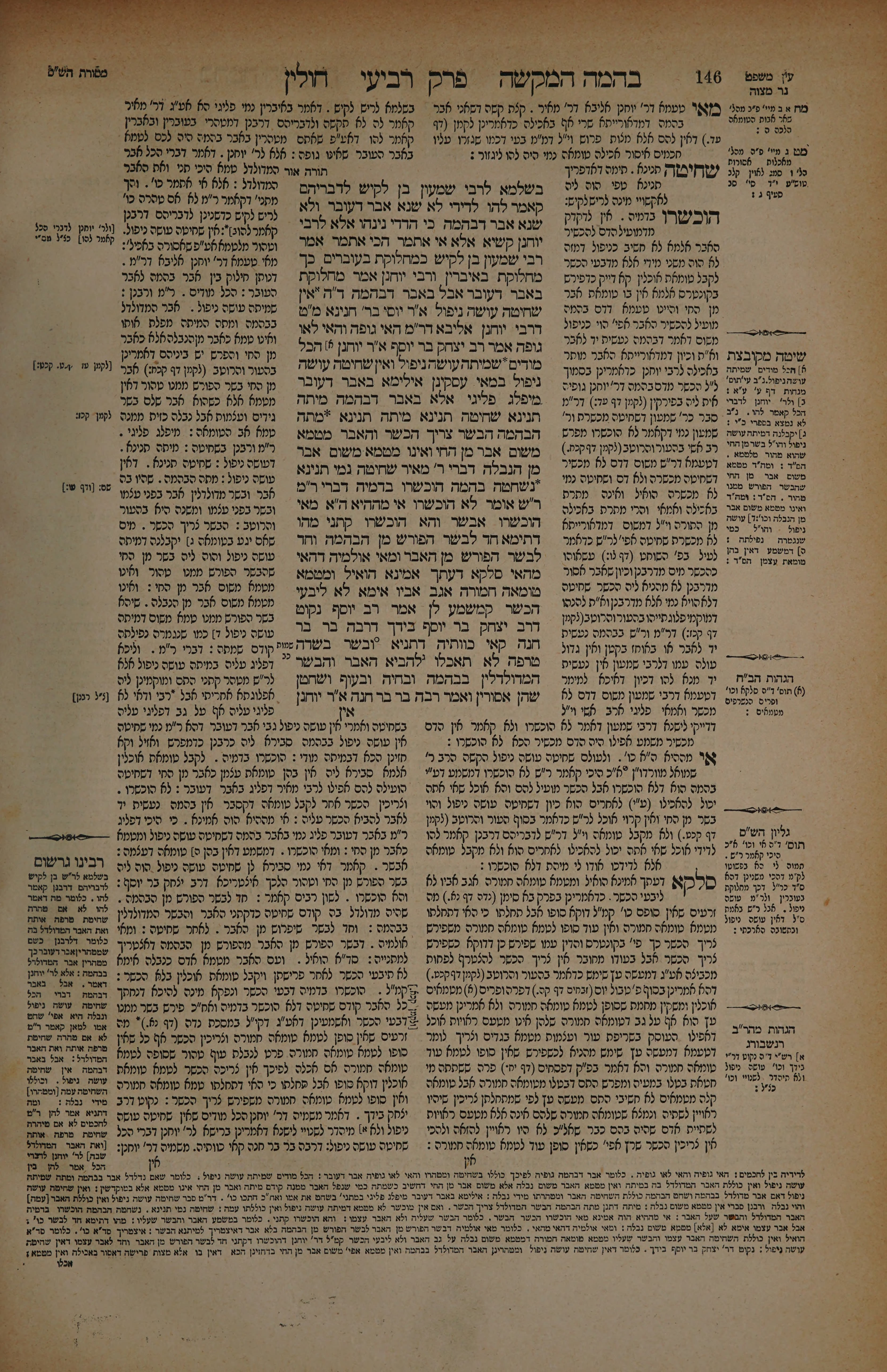 Chullin 73 — amud beis
