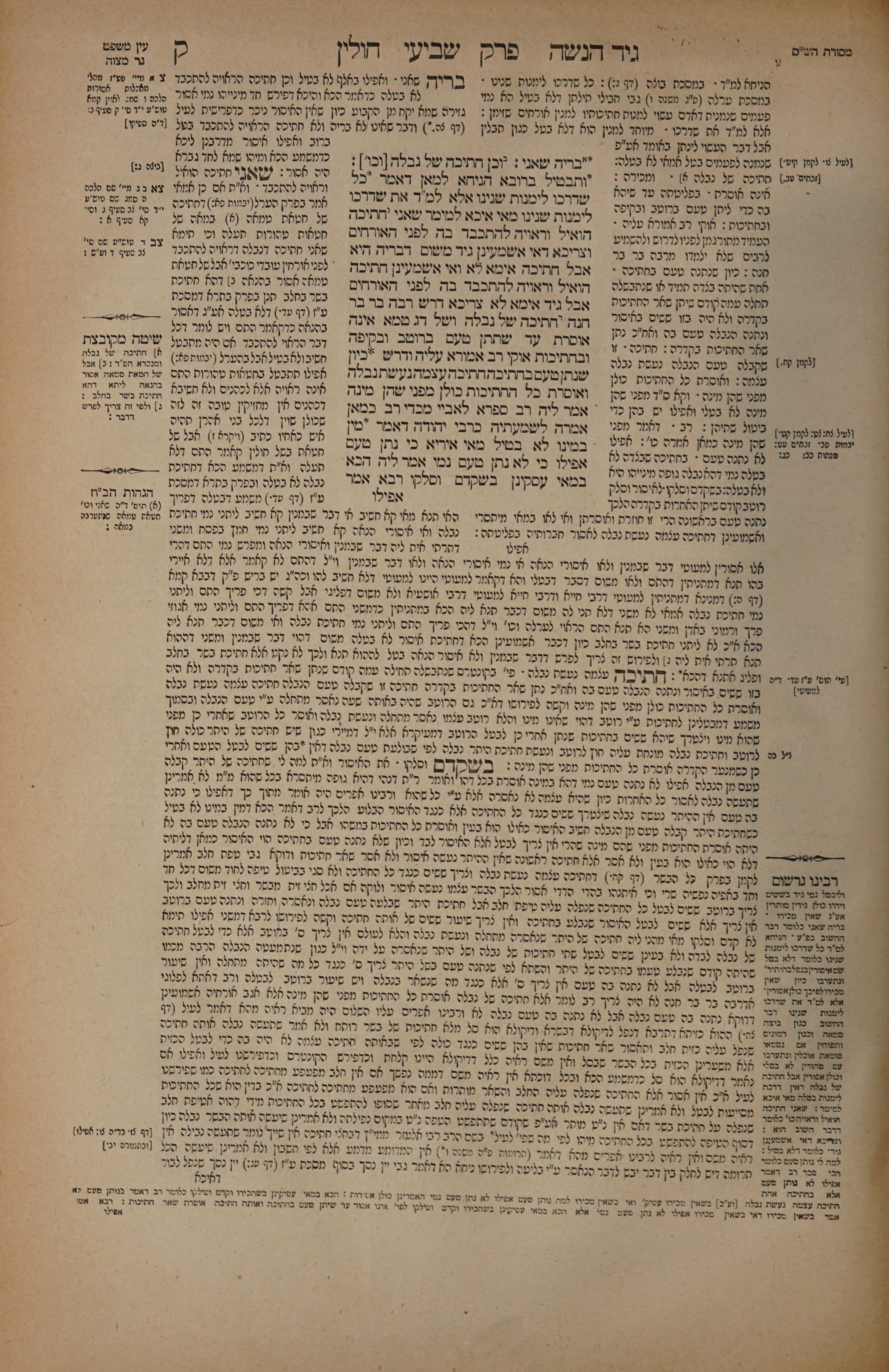 Chullin 100 — amud alef