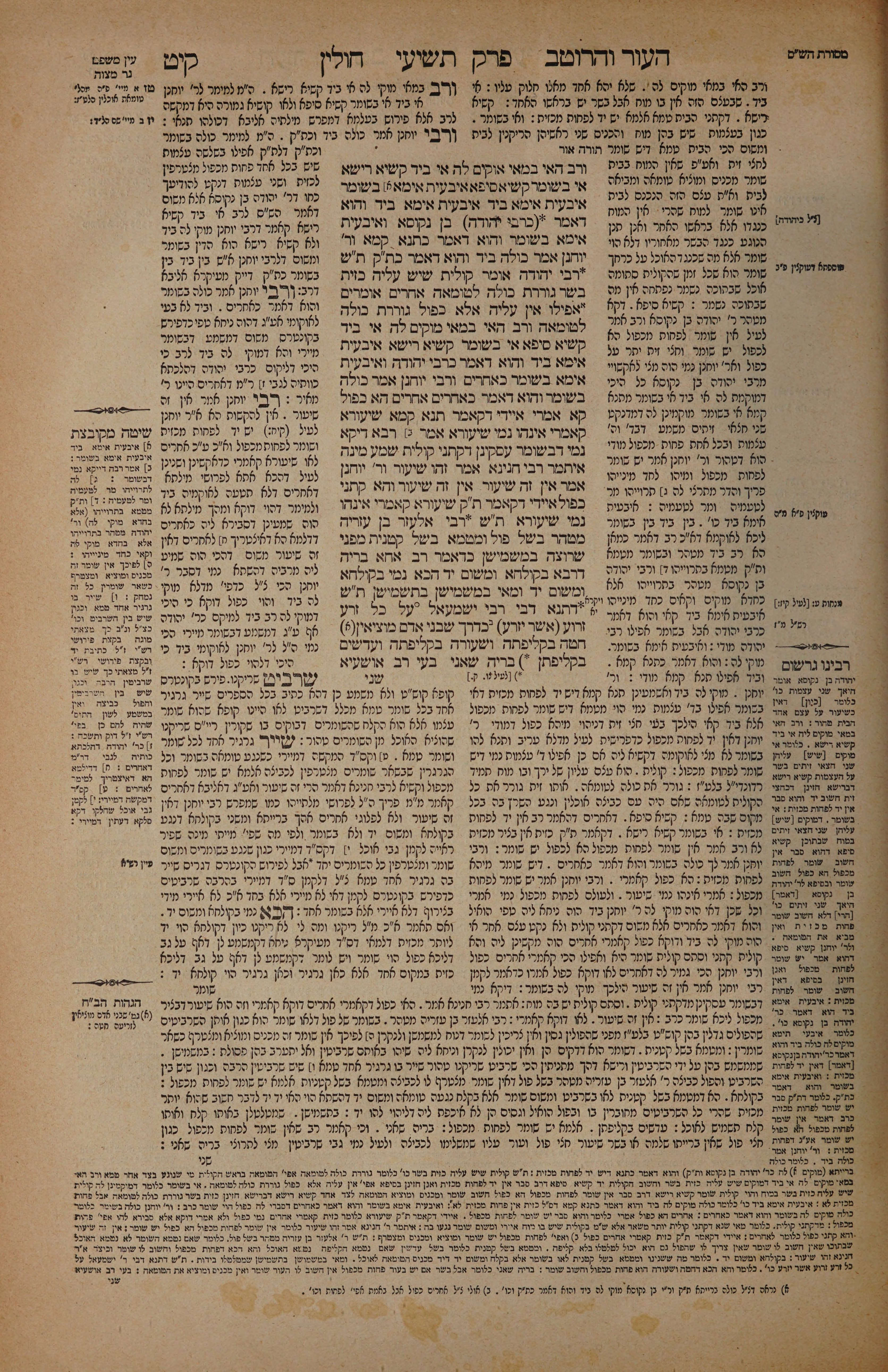 Chullin 119 — amud alef