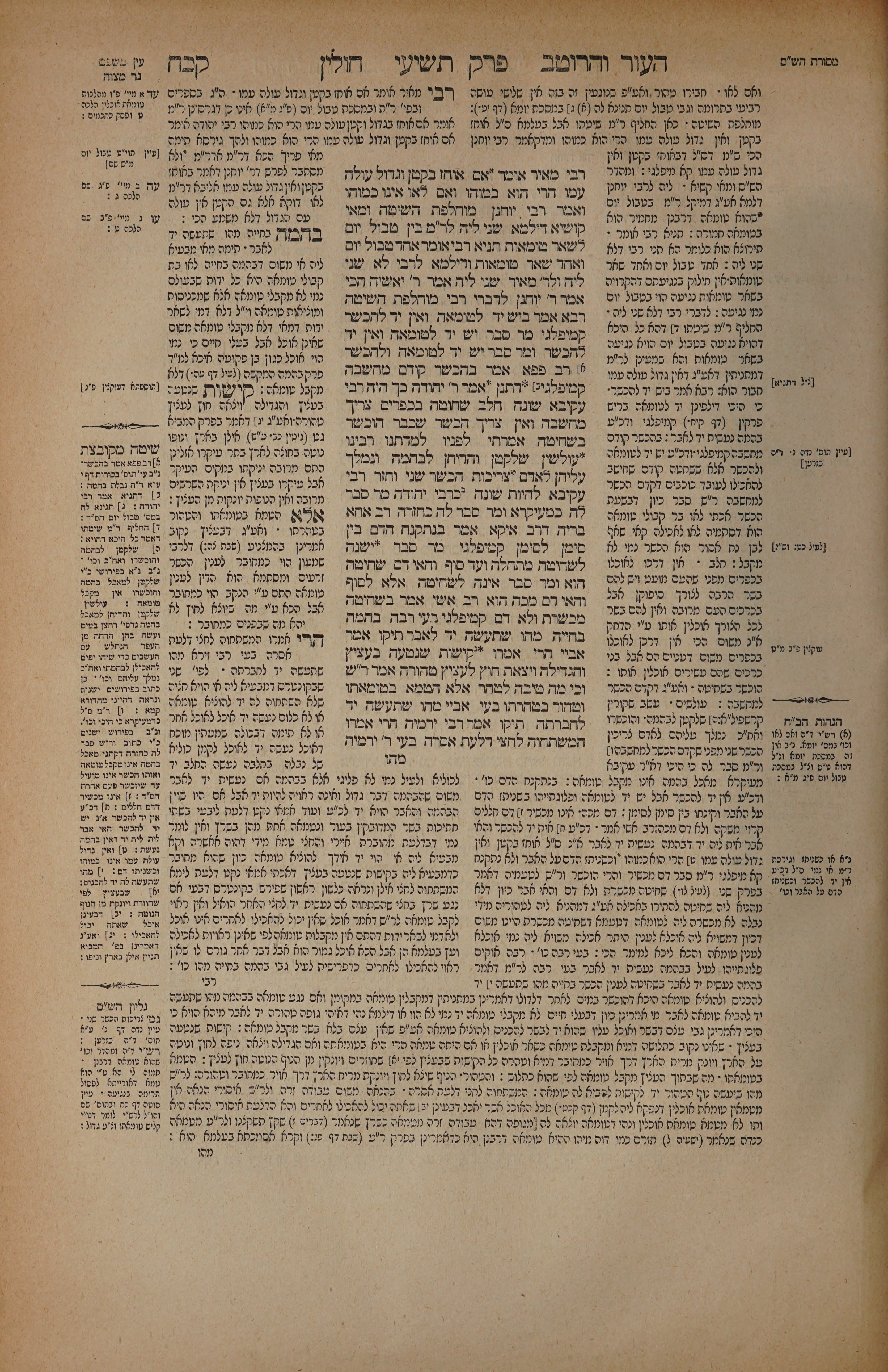 Chullin 128 — amud alef