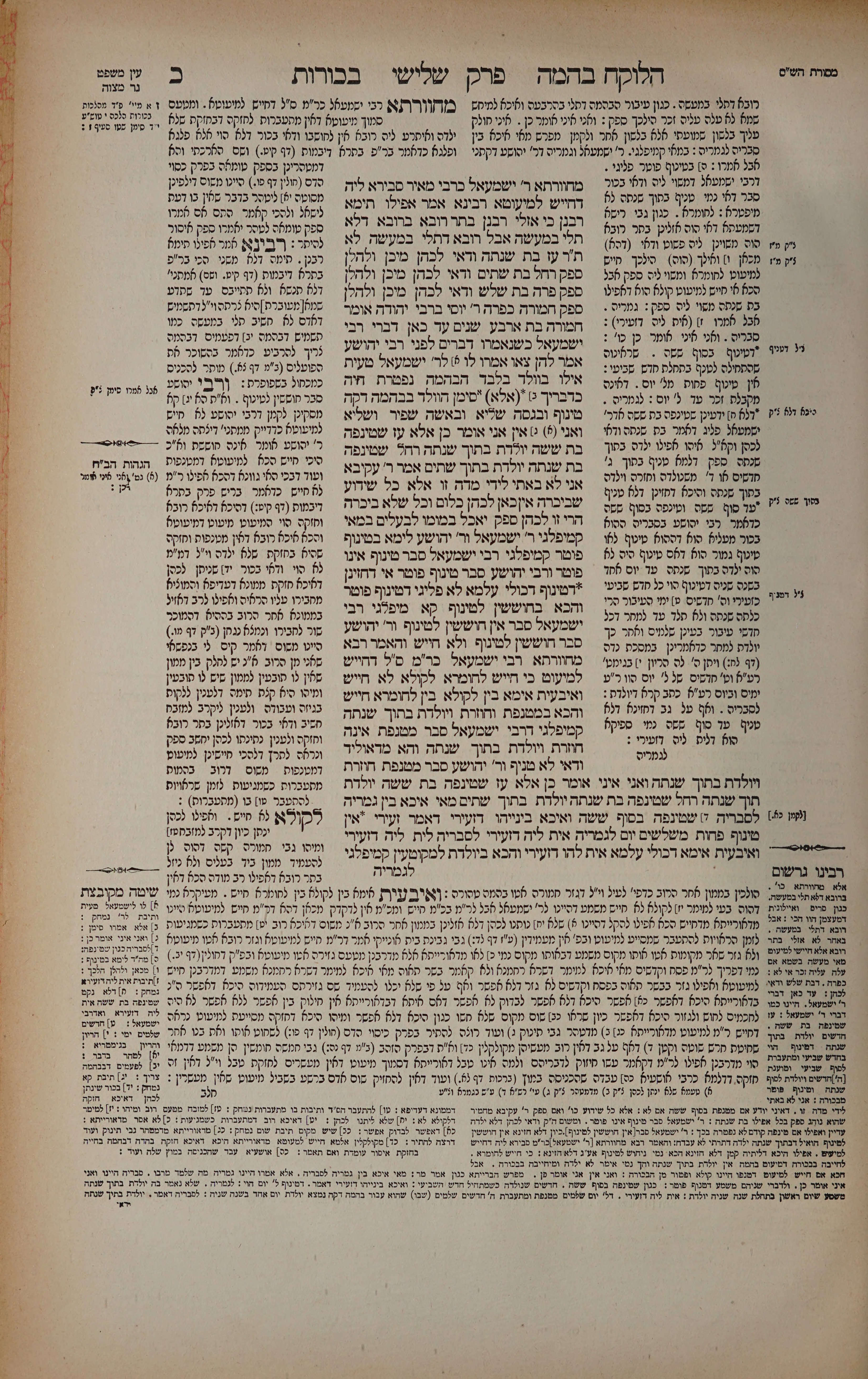 Bechoros 20 — amud alef
