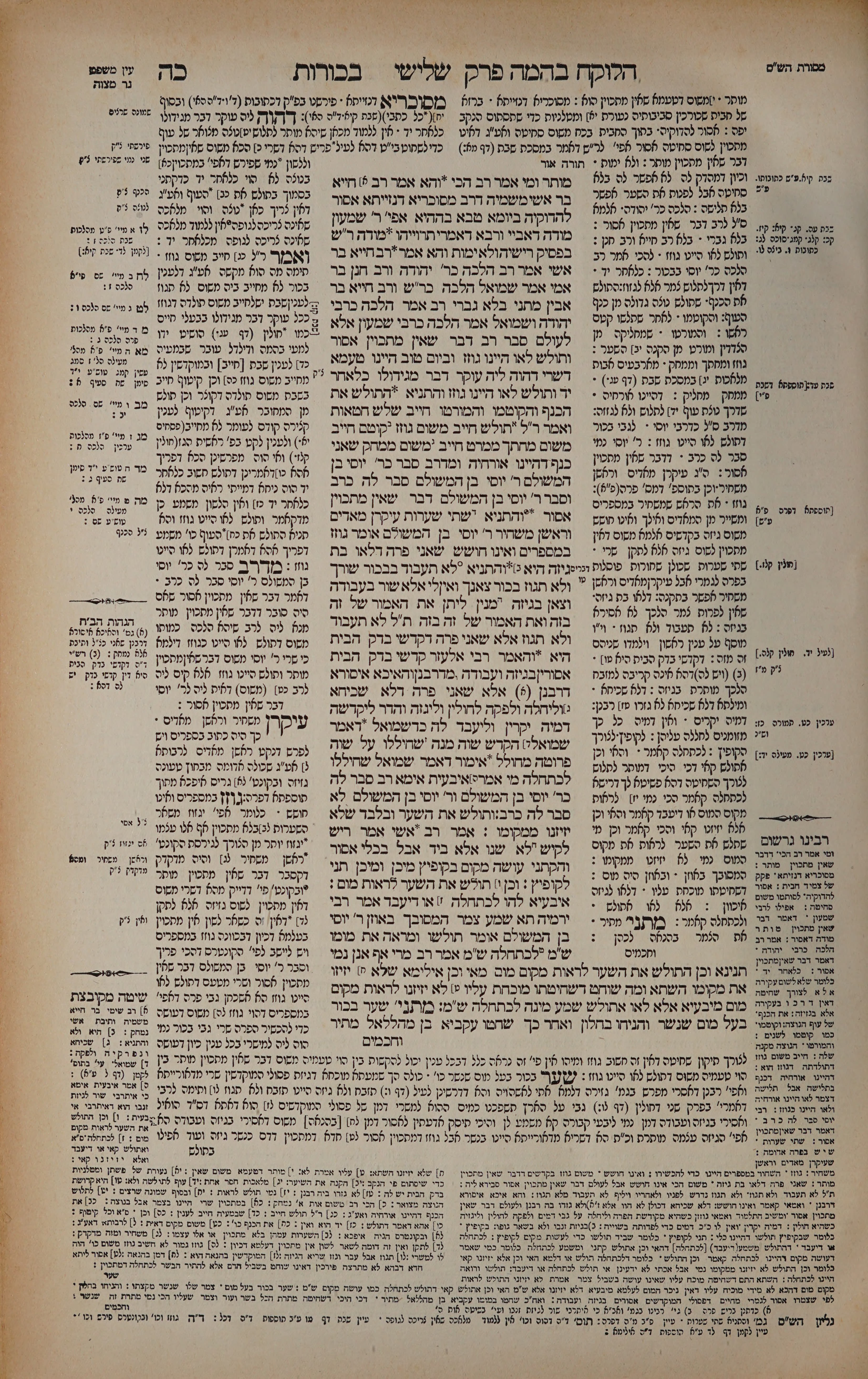 Bechoros 25 — amud alef