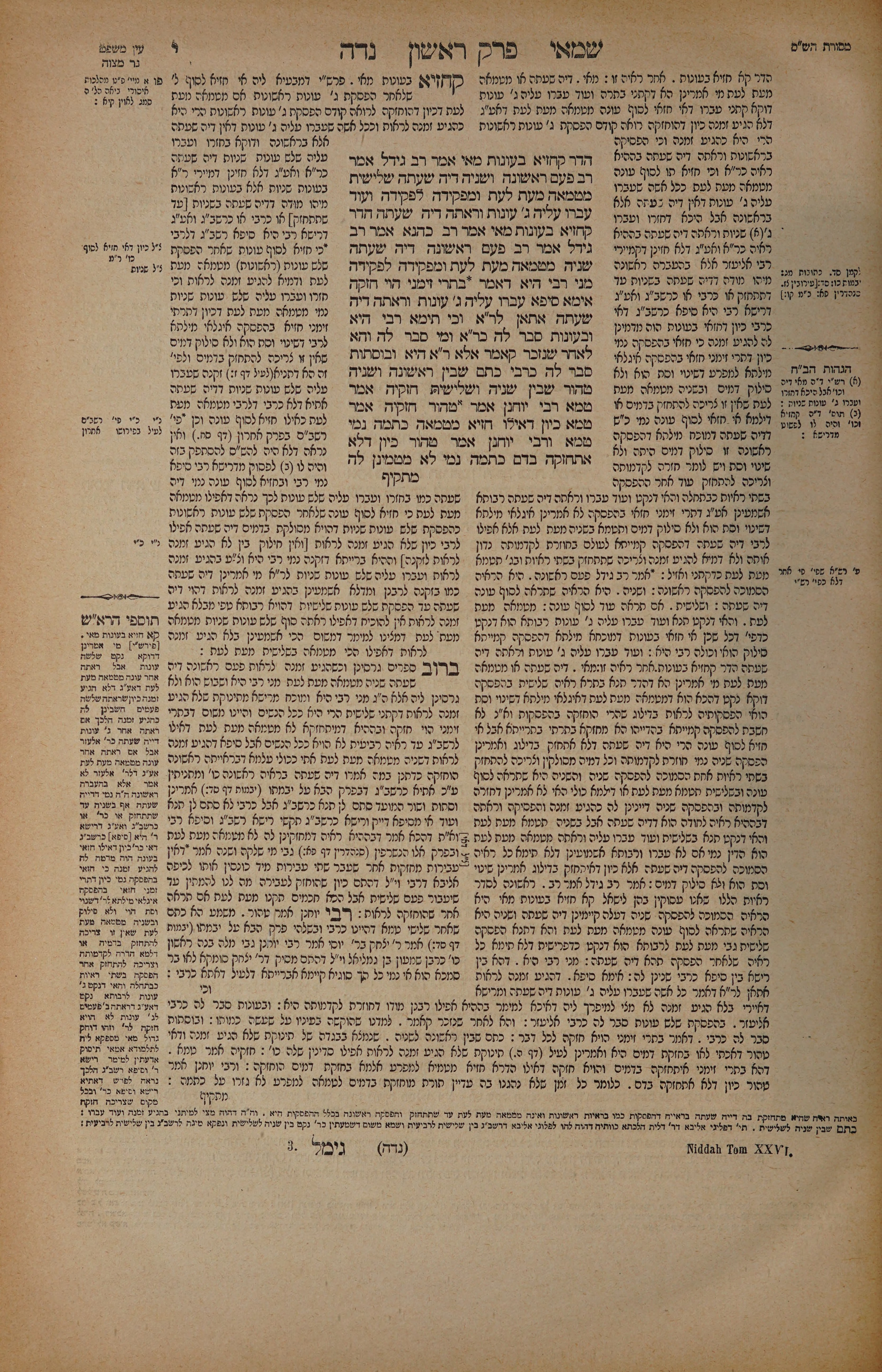 Niddah 10 — amud alef