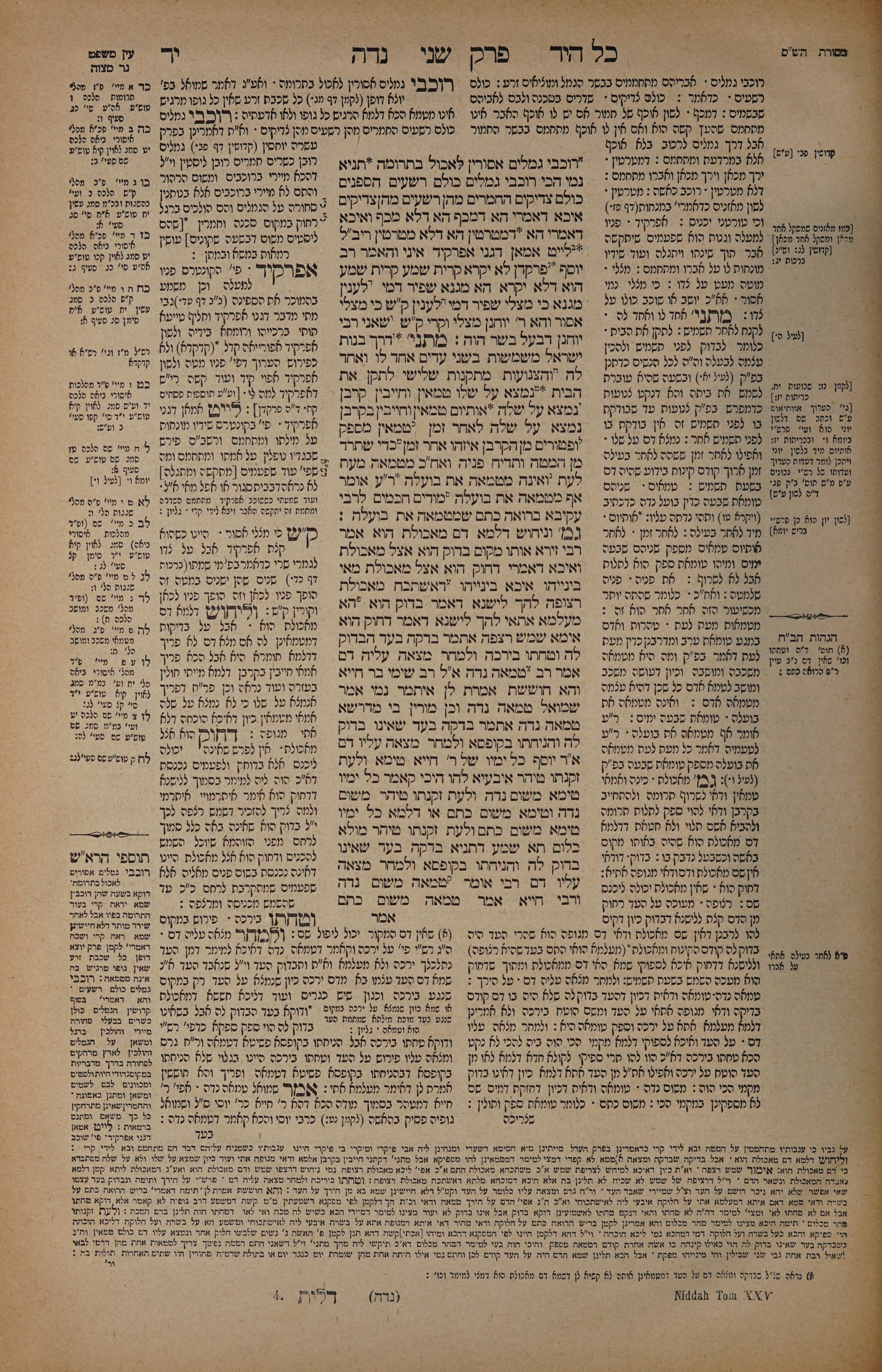 Niddah 14 — amud alef