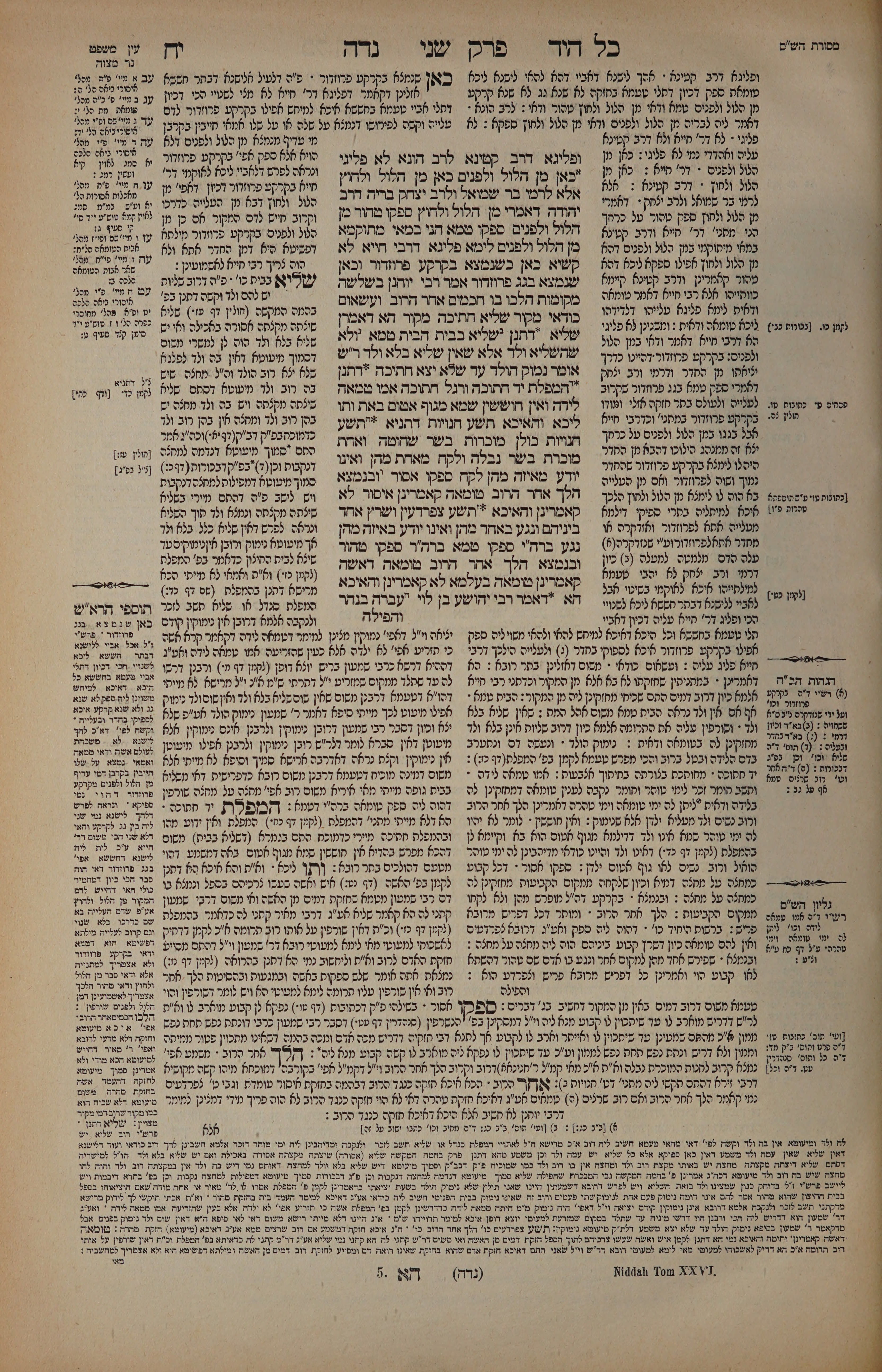 Niddah 18 — amud alef