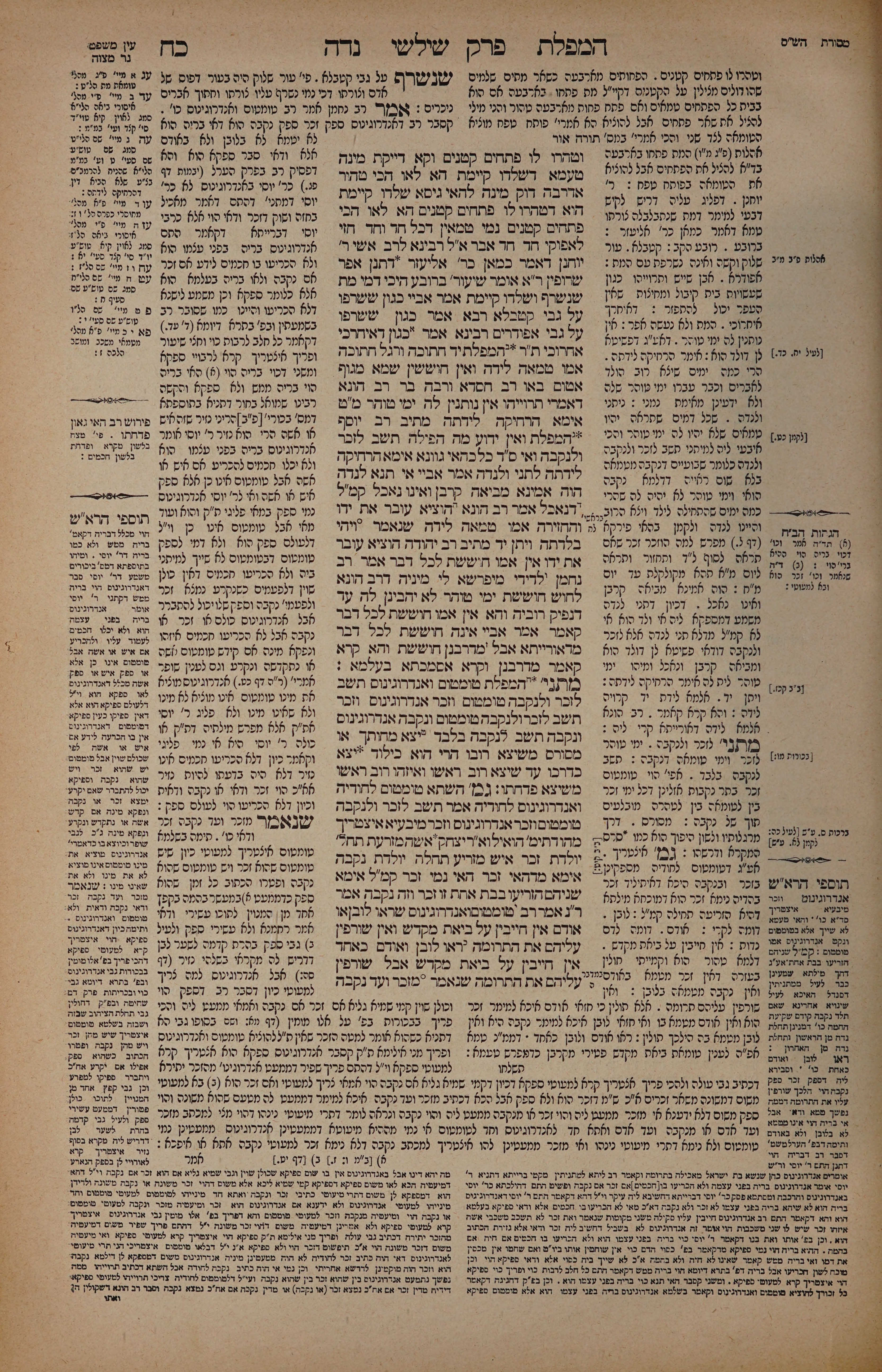 Niddah 28 — amud alef
