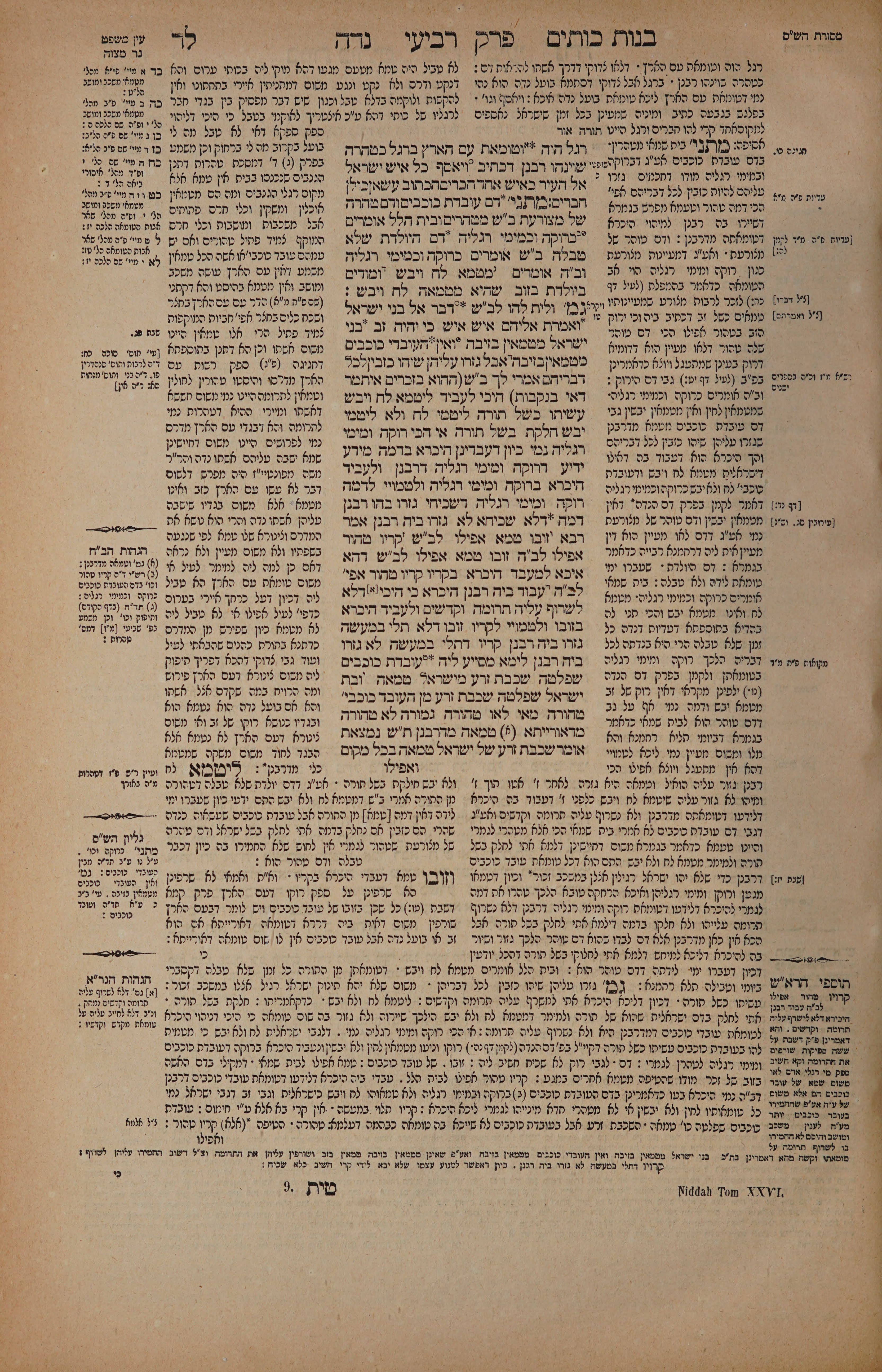 Niddah 34 — amud alef