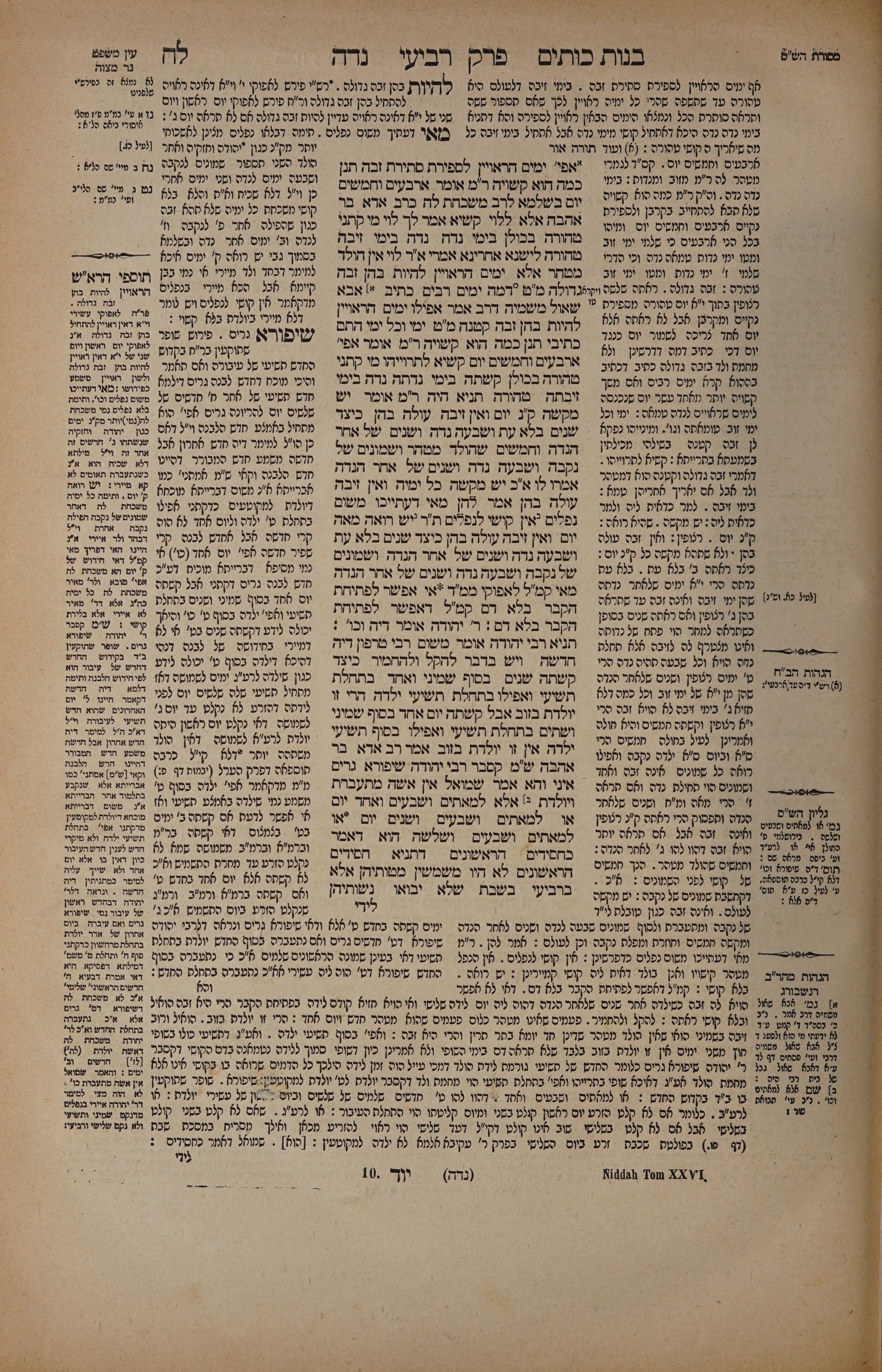 Niddah 38 — amud alef
