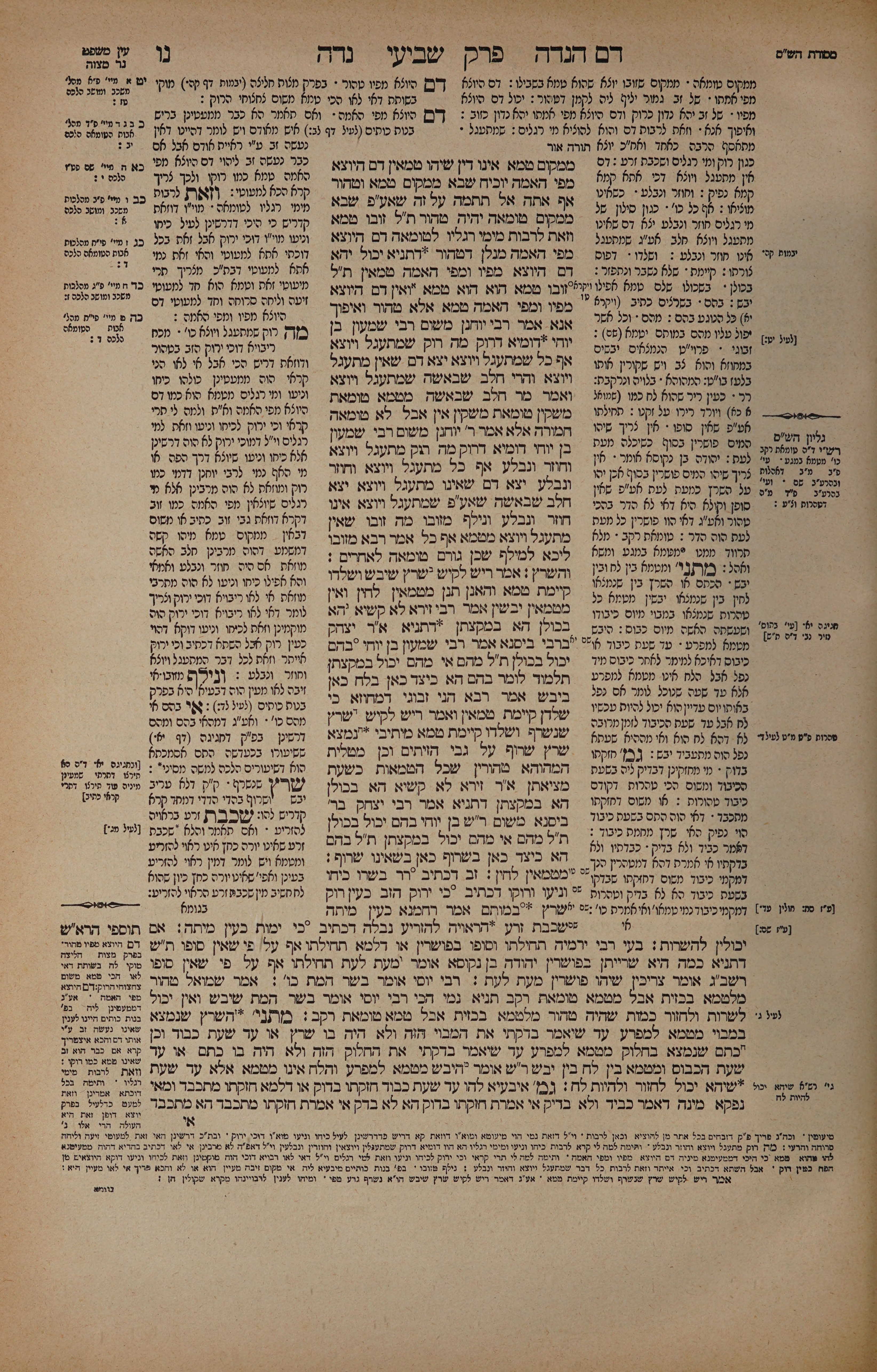 Niddah 56 — amud alef