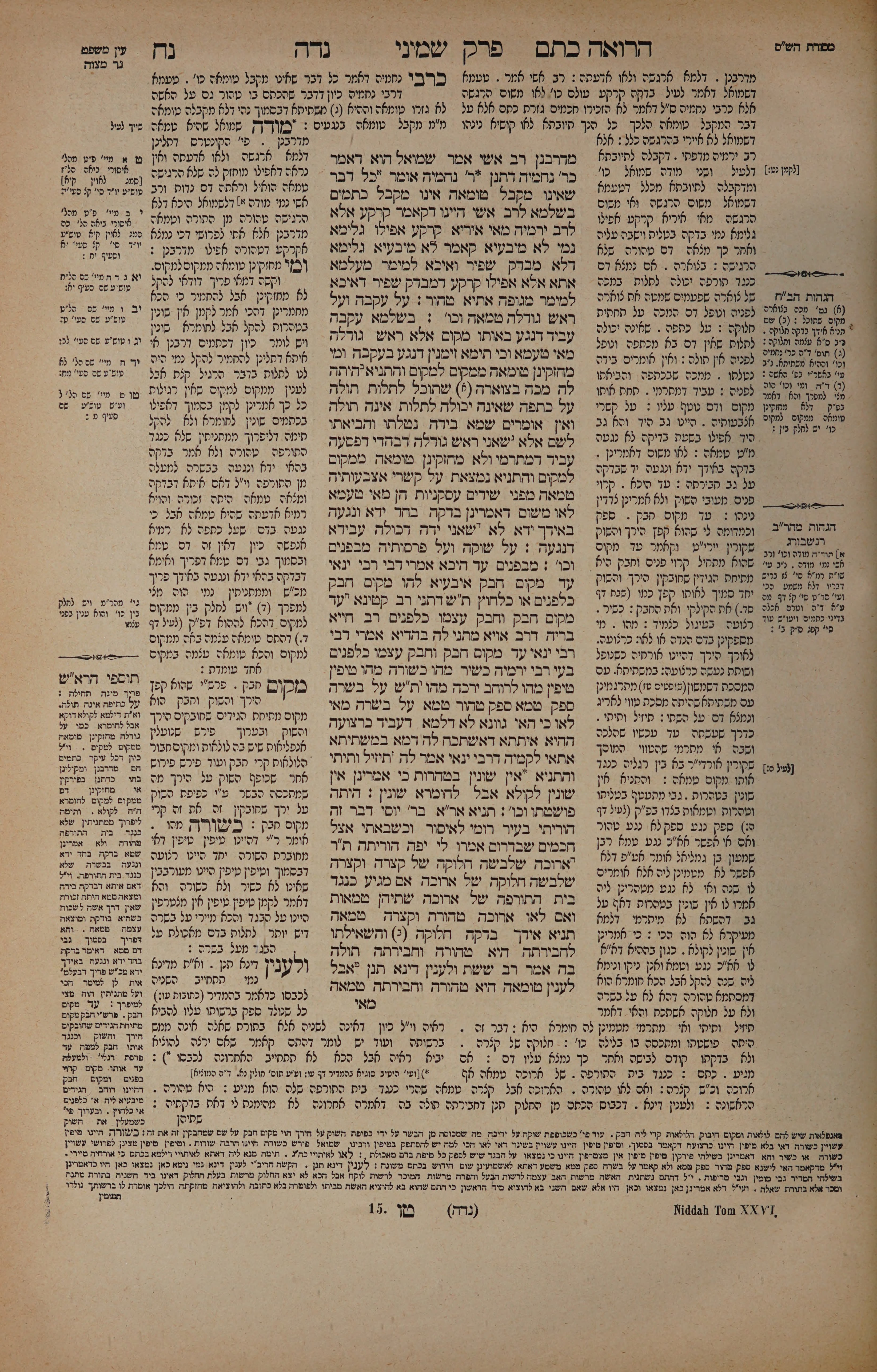 Niddah 58 — amud alef