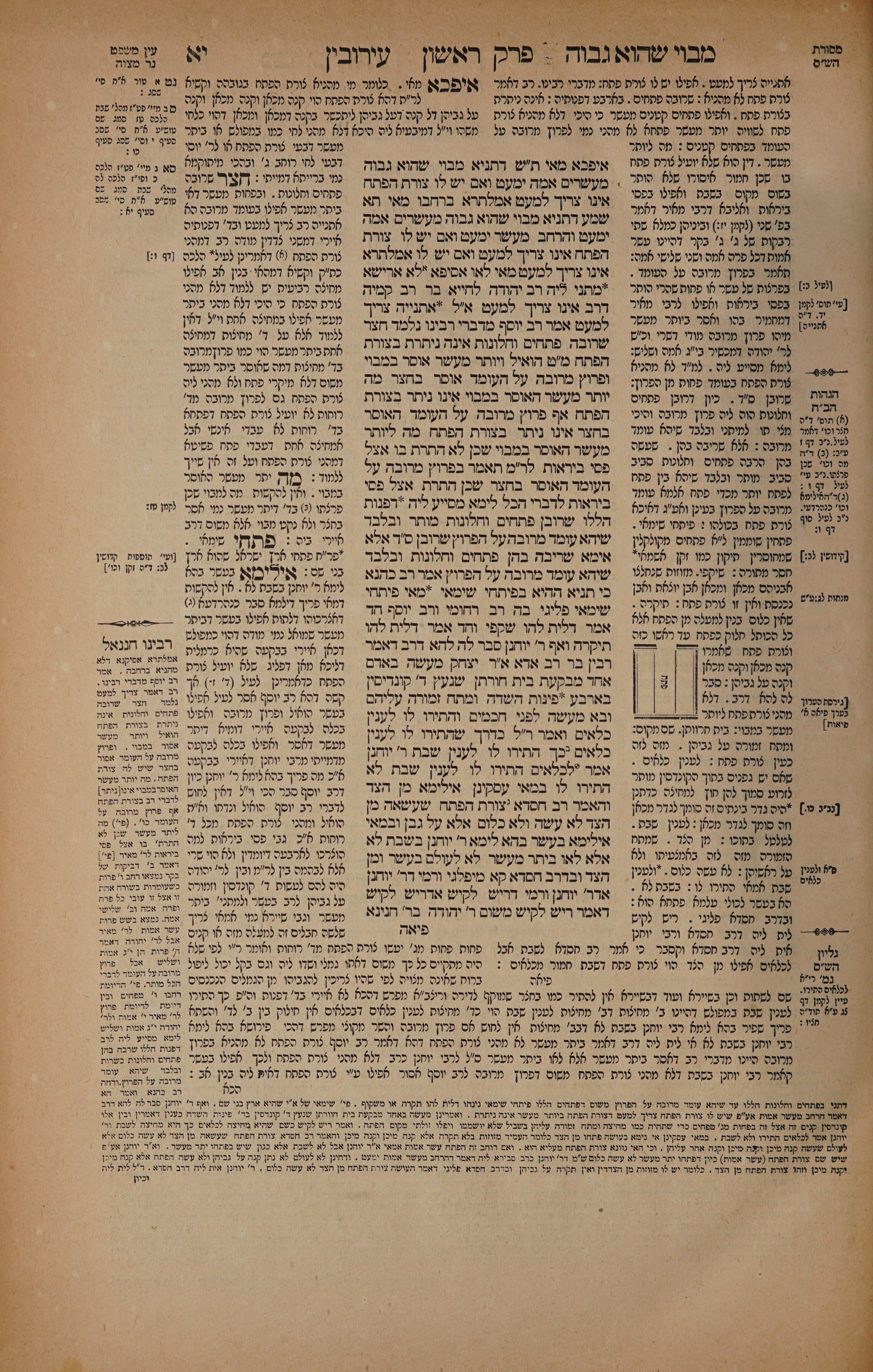 Eruvin 11 — amud alef