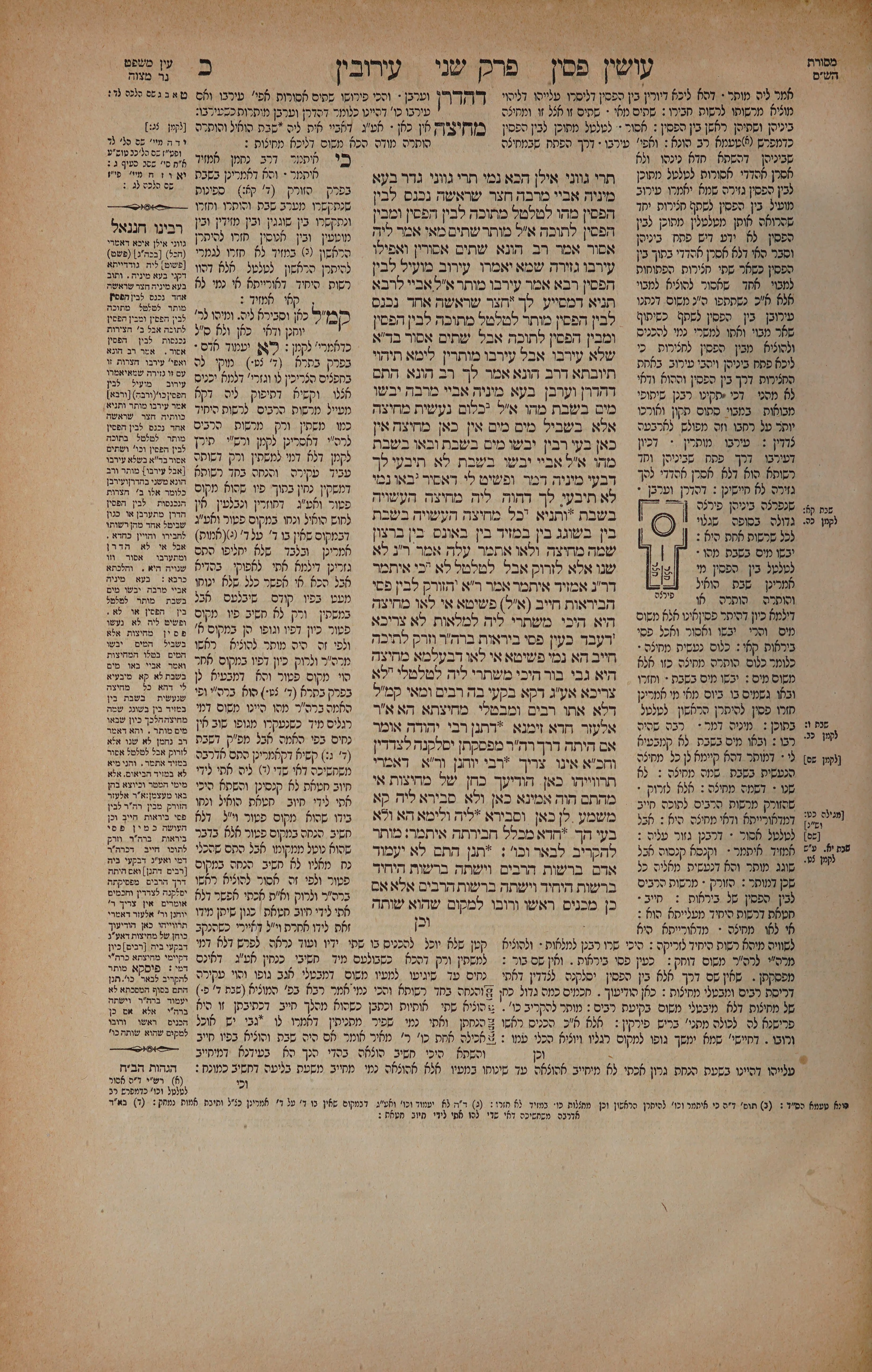 Eruvin 20 — amud alef