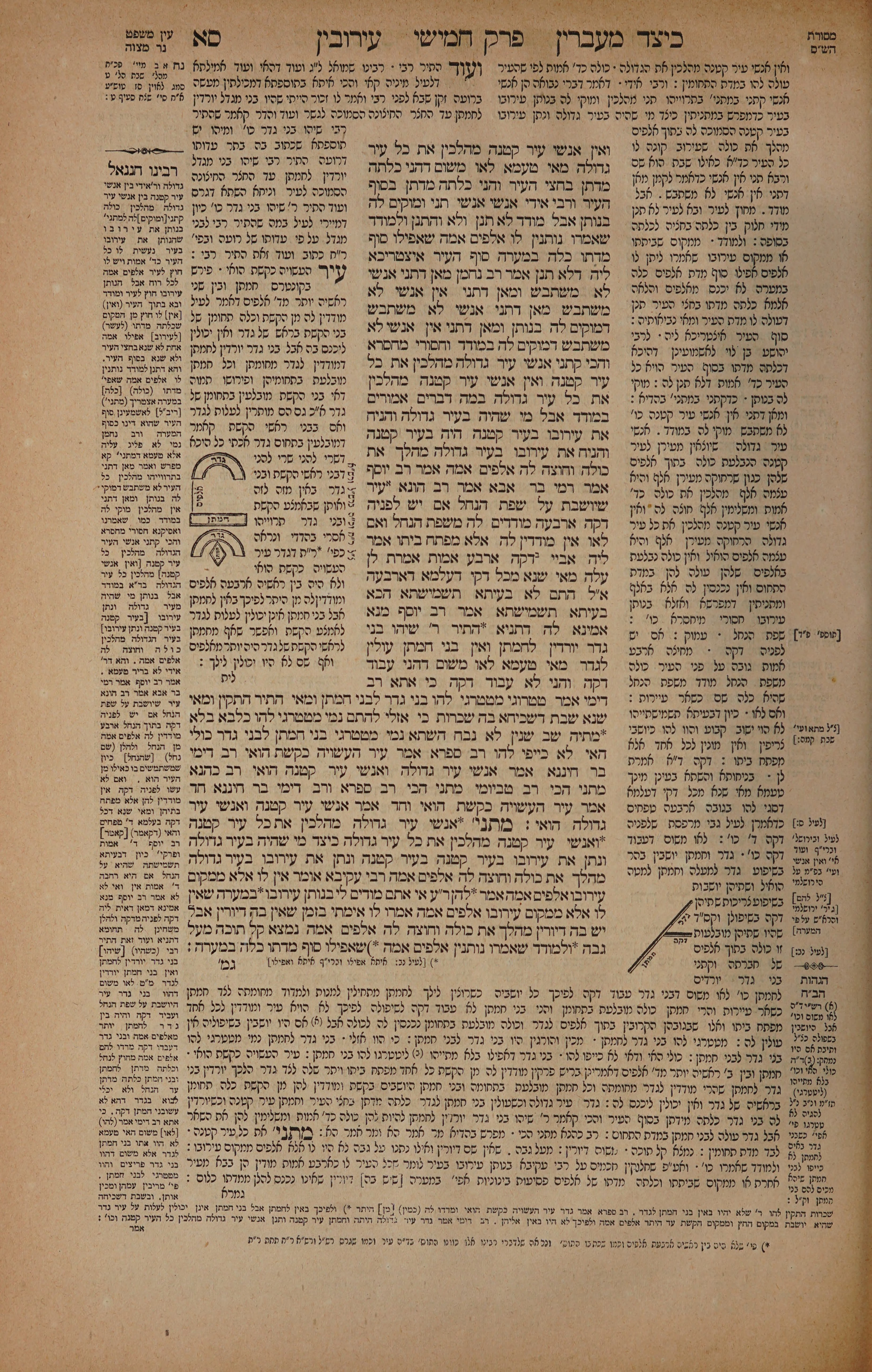 Eruvin 61 — amud alef