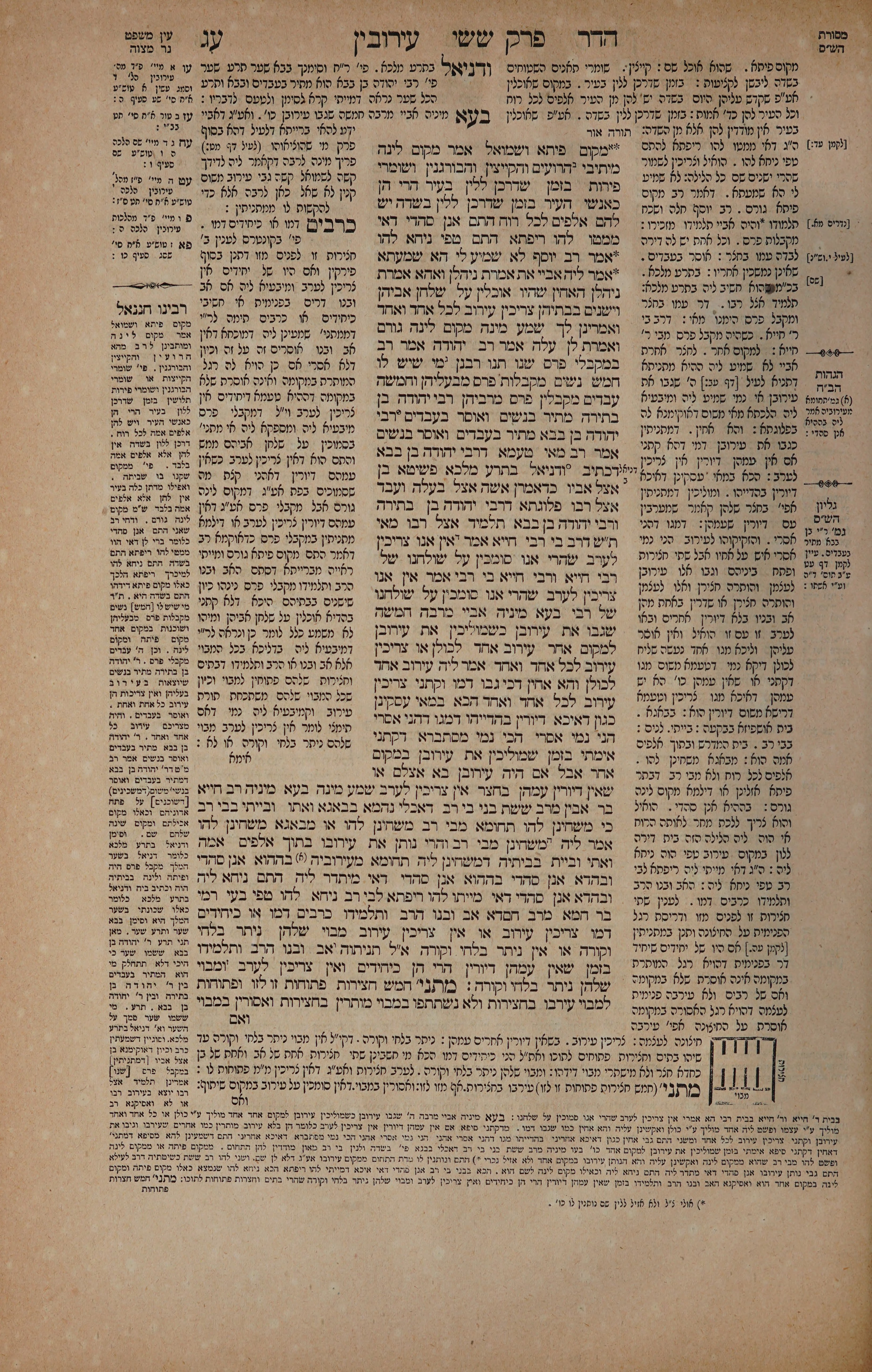 Eruvin 73 — amud alef