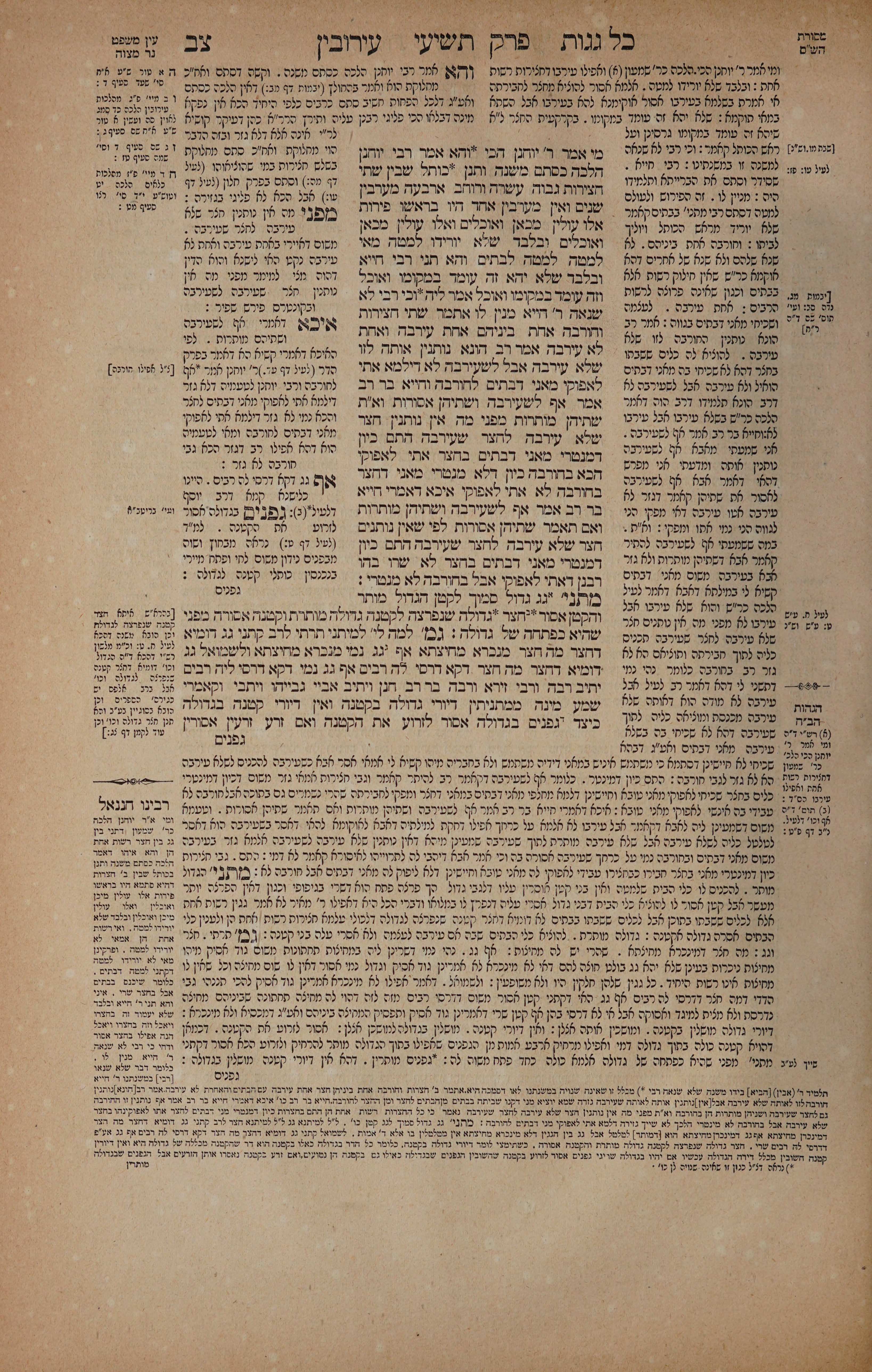 Eruvin 92 — amud alef